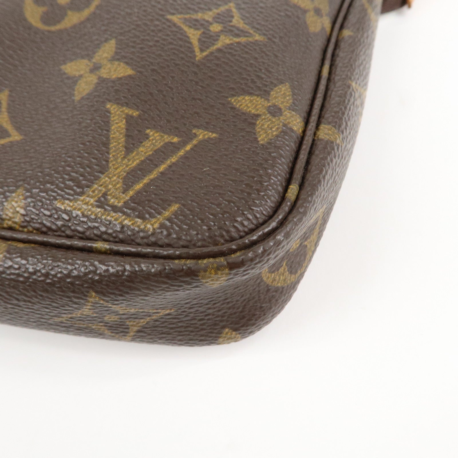 Louis Vuitton Monogram Pochette Accessoires Pouch Brown N41206 Used