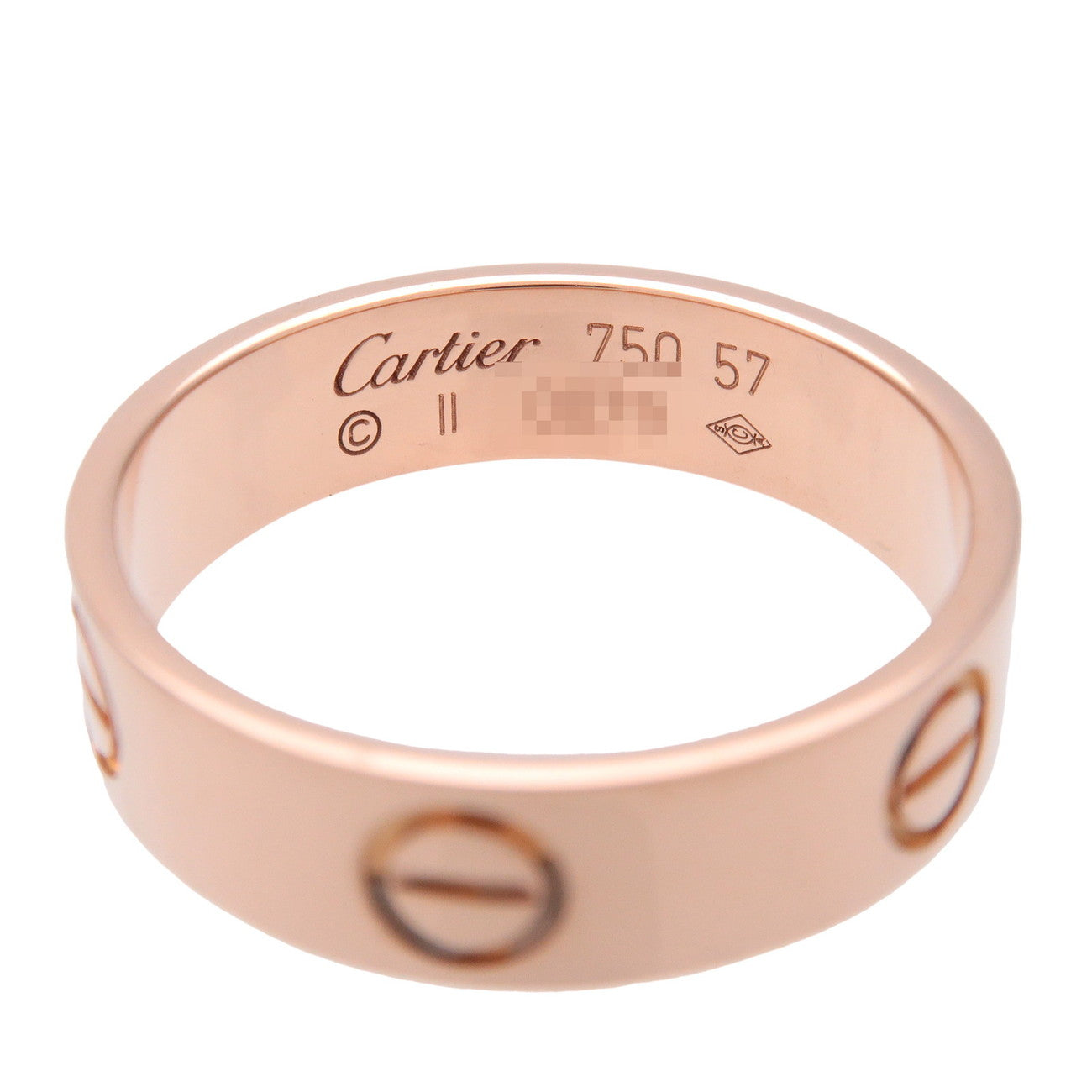 Cartier Love Ring K18 750PG Rose Gold #57 US8 HK17.5 EU57