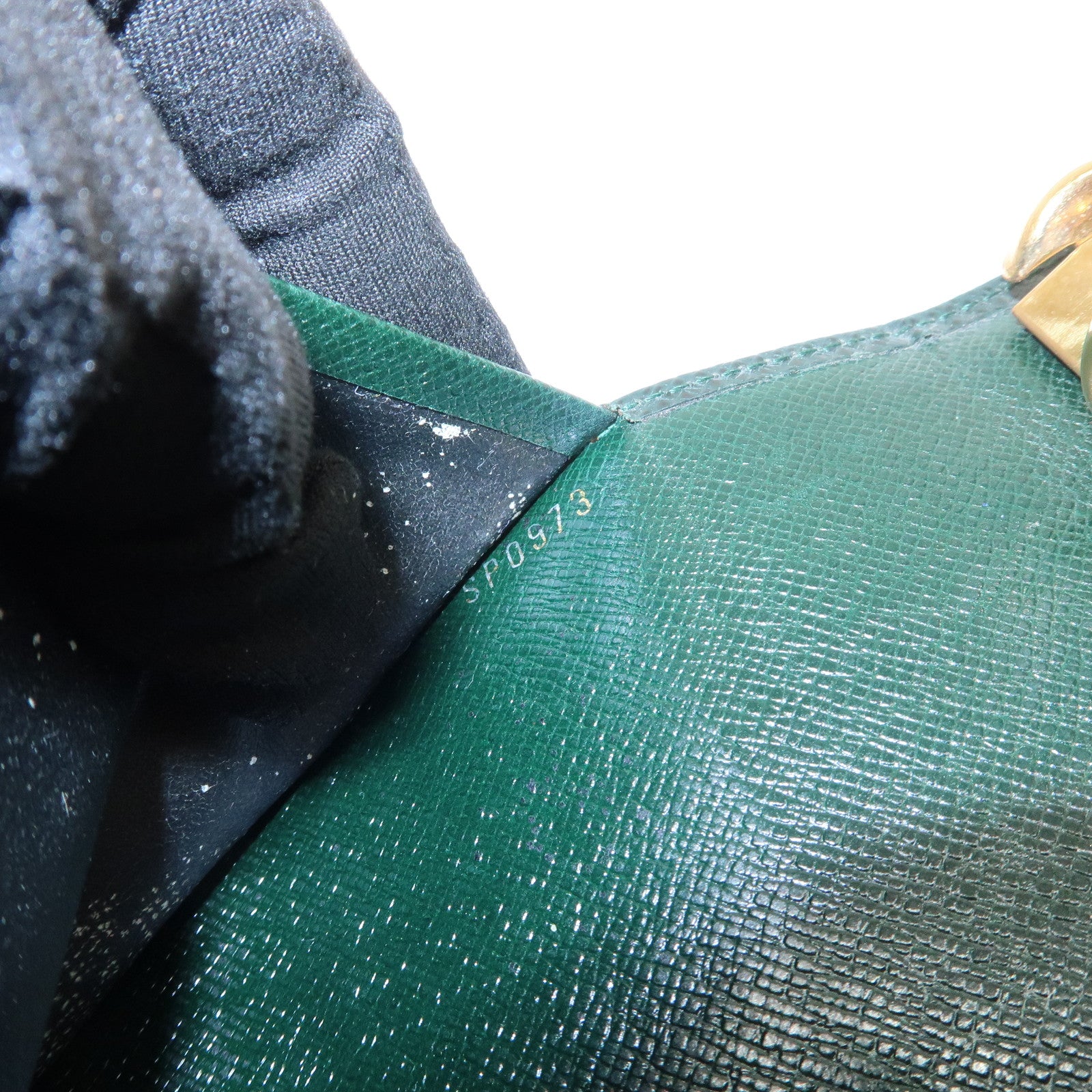 Louis Vuitton Taiga Agenda MM Planner Cover Epicea R20431 Used