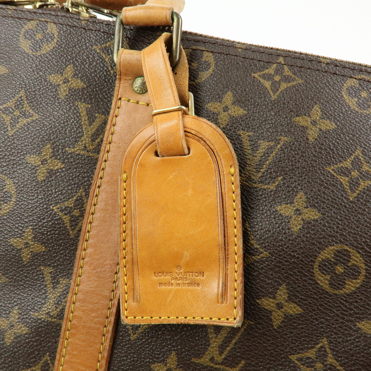 Louis Vuitton Monogram Keep All Bandouliere 45 Boston Bag M41418