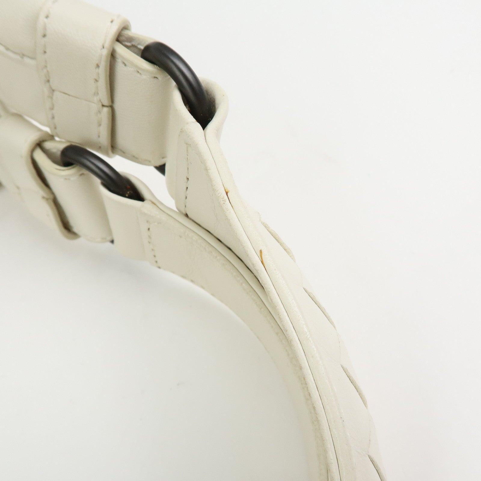 BOTTEGA VENETA Intrecciato Campana Leather Shoulder Bag 125787