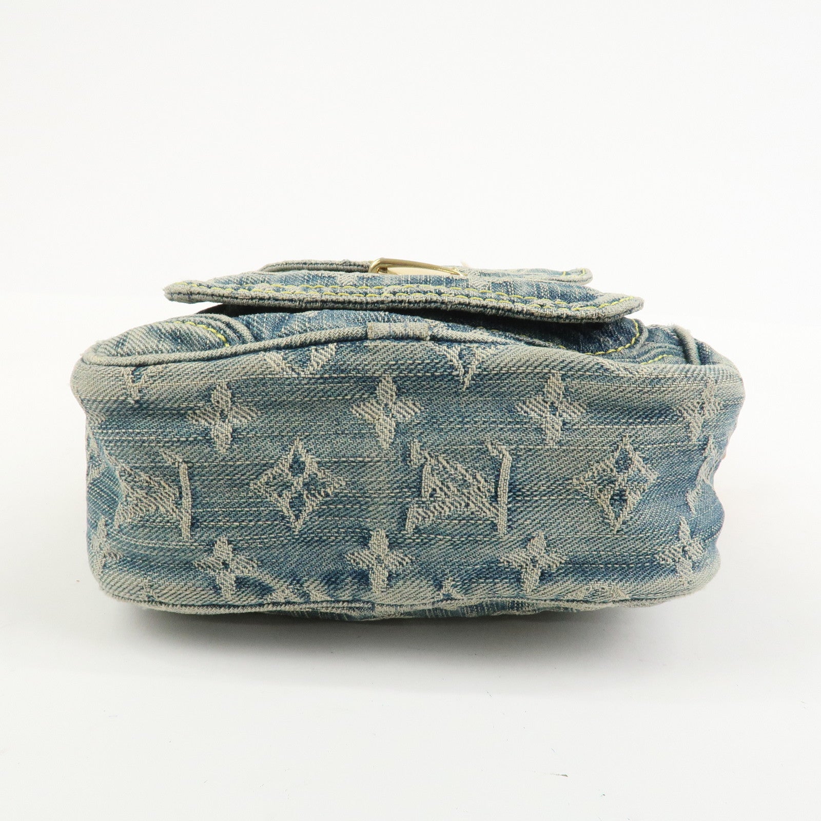 Louis Vuitton Monogram Denim Camera Bag Shoulder Bag Blue M95348