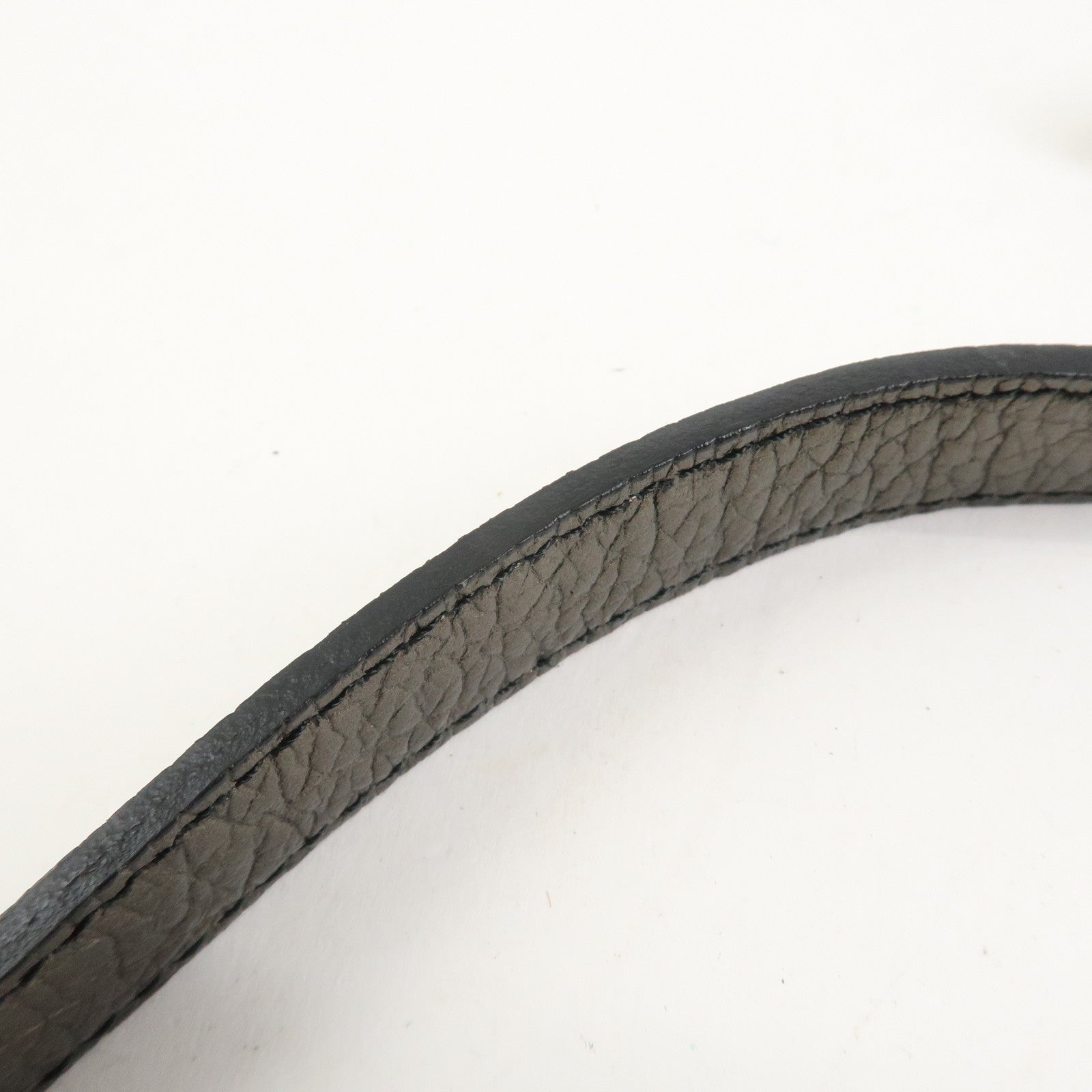 BURBERRY Nylon Leather Shoulder Bag Crossbody Bag Black Bronze