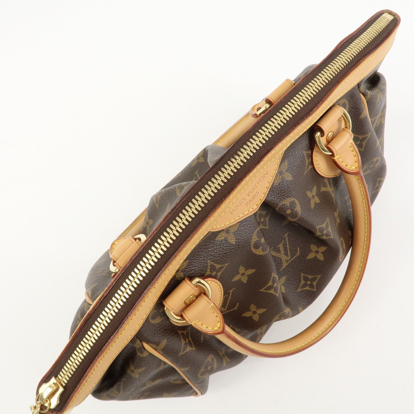 Louis Vuitton Monogram Tivoli PM Hand Bag Shoulder Bag Brown M40143