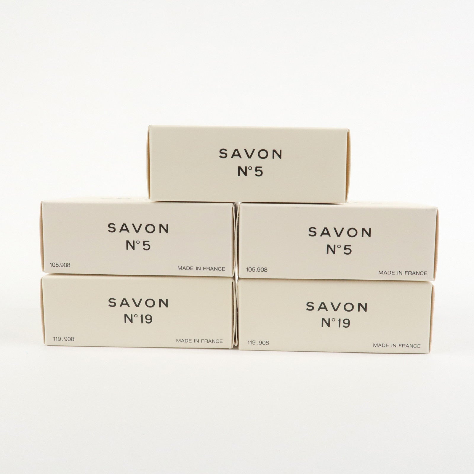 CHANEL Set of 5 Savon No5 Bar Soap