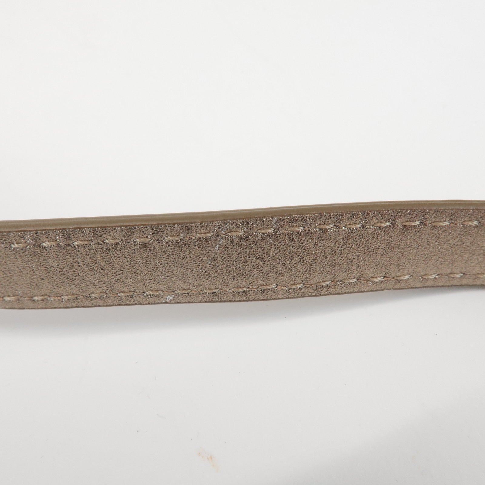 BURBERRY Canvas Leather Plaid Shoulder Bag Crossbody Bag Gold