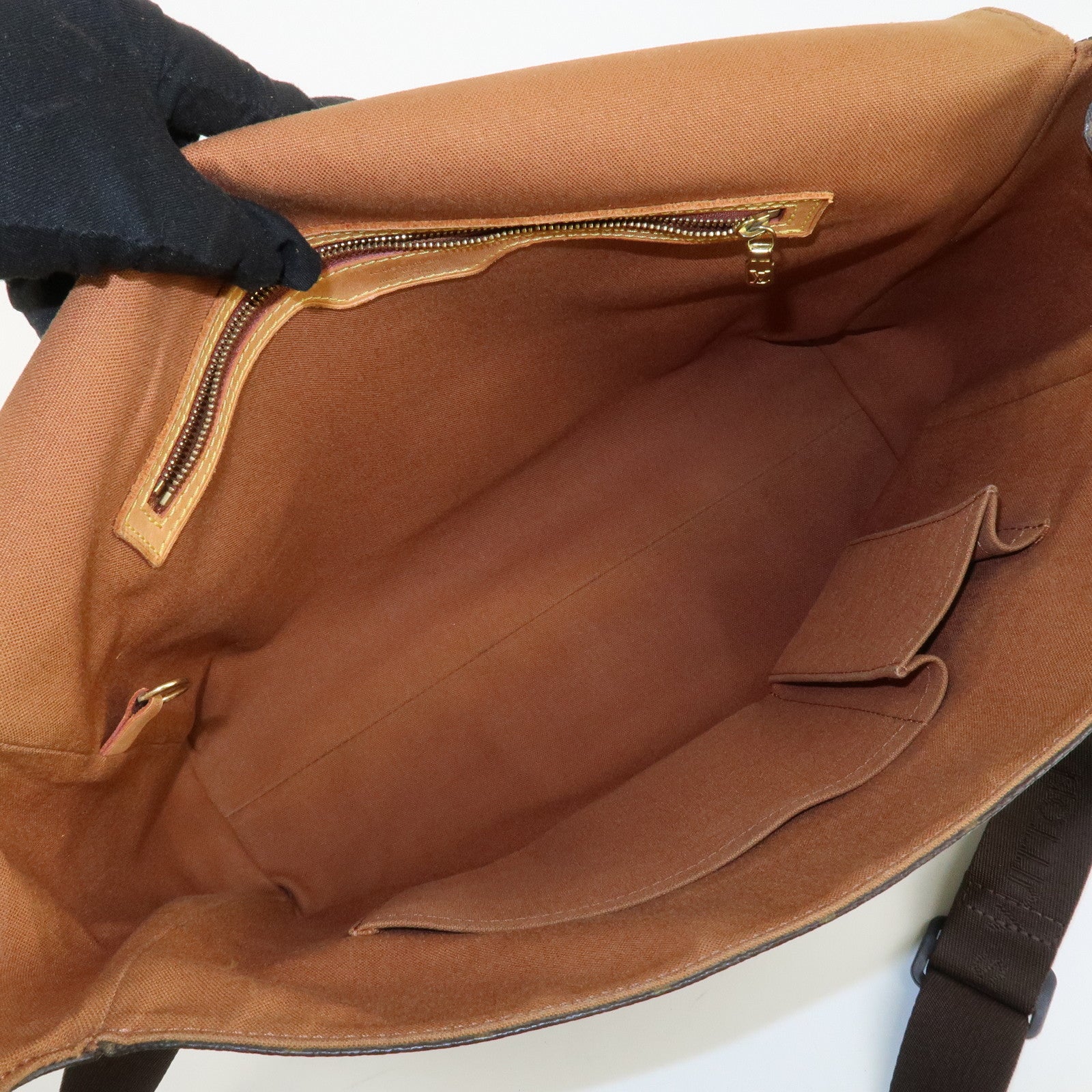 Louis Vuitton Monogram Abbesses Messenger Bag Brown M45257 Used