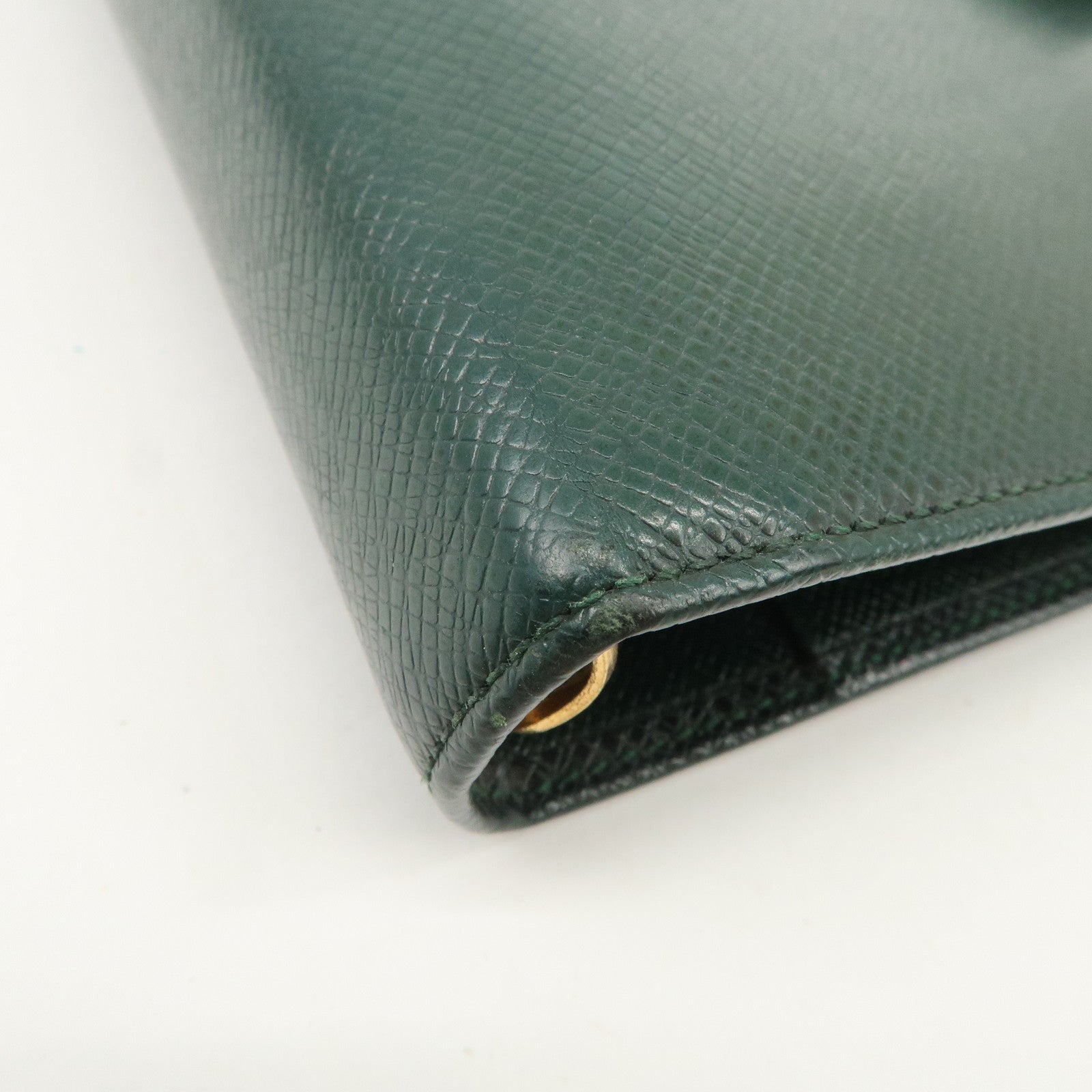 Louis Vuitton Taiga Agenda MM Planner Cover Epicea R20431 Used