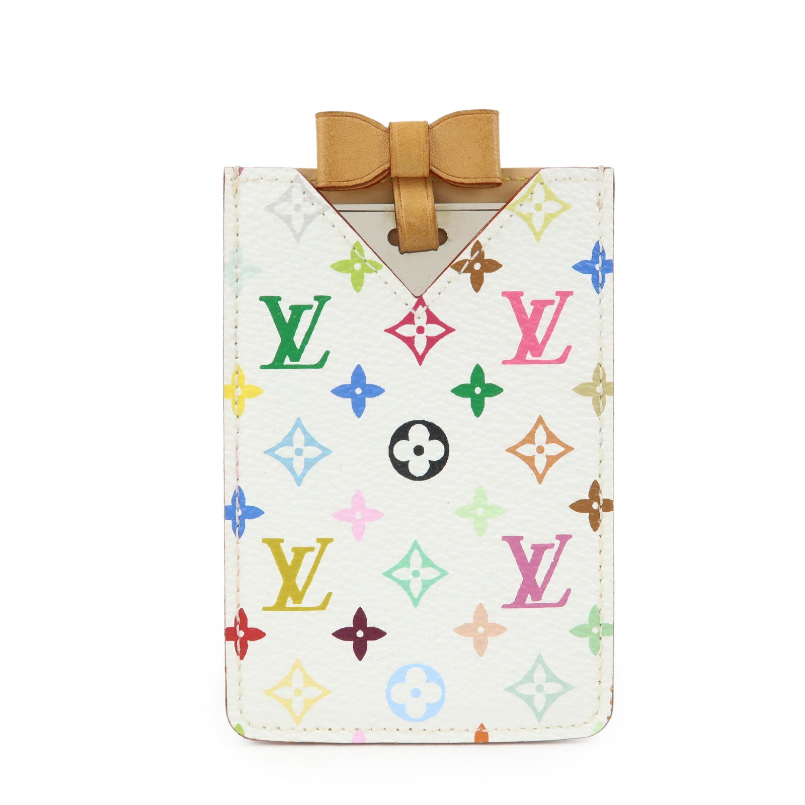 Louis Vuitton Monogram Étui Miroir Multicolor Blanc M92651