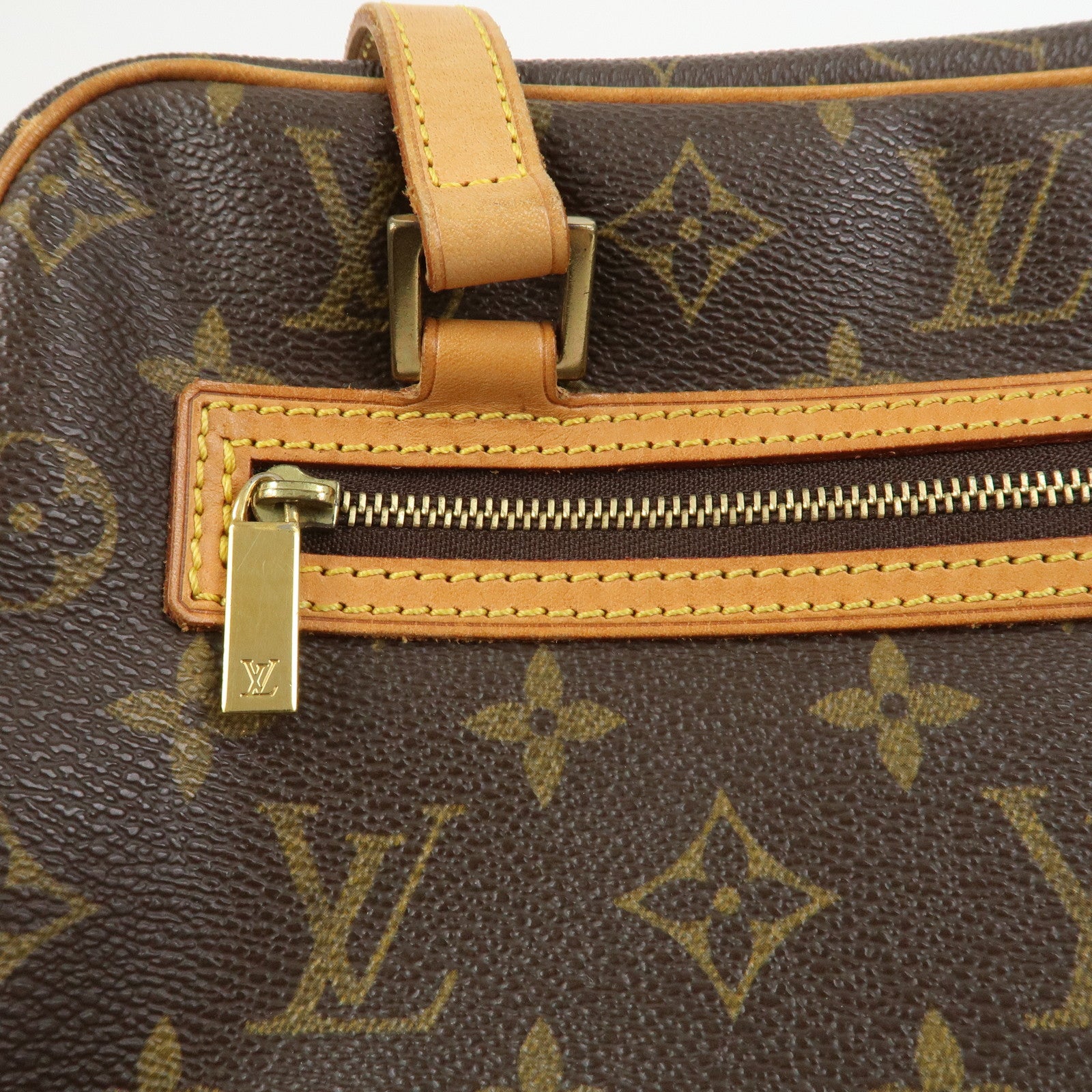 Louis Vuitton Monogram Cite MM Shoulder Bag Hand Bag Brown M51182