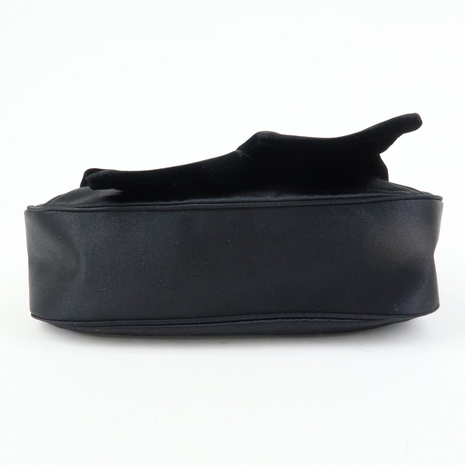 SAINT LAURENT PARIS YSL YVES SAINT LAURENT Velvet Satin Hand Bag