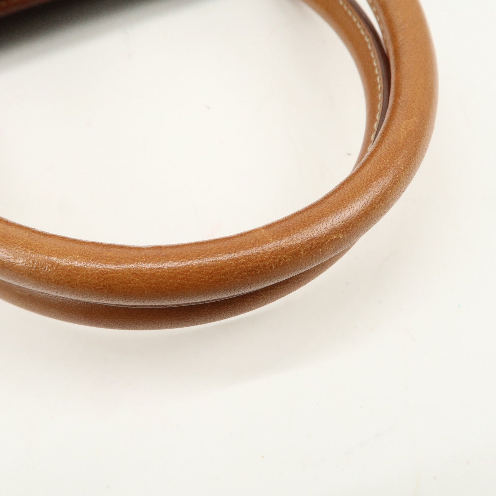 CELINE Macadam PVC Leather Tote Bag Hand Bag Brown