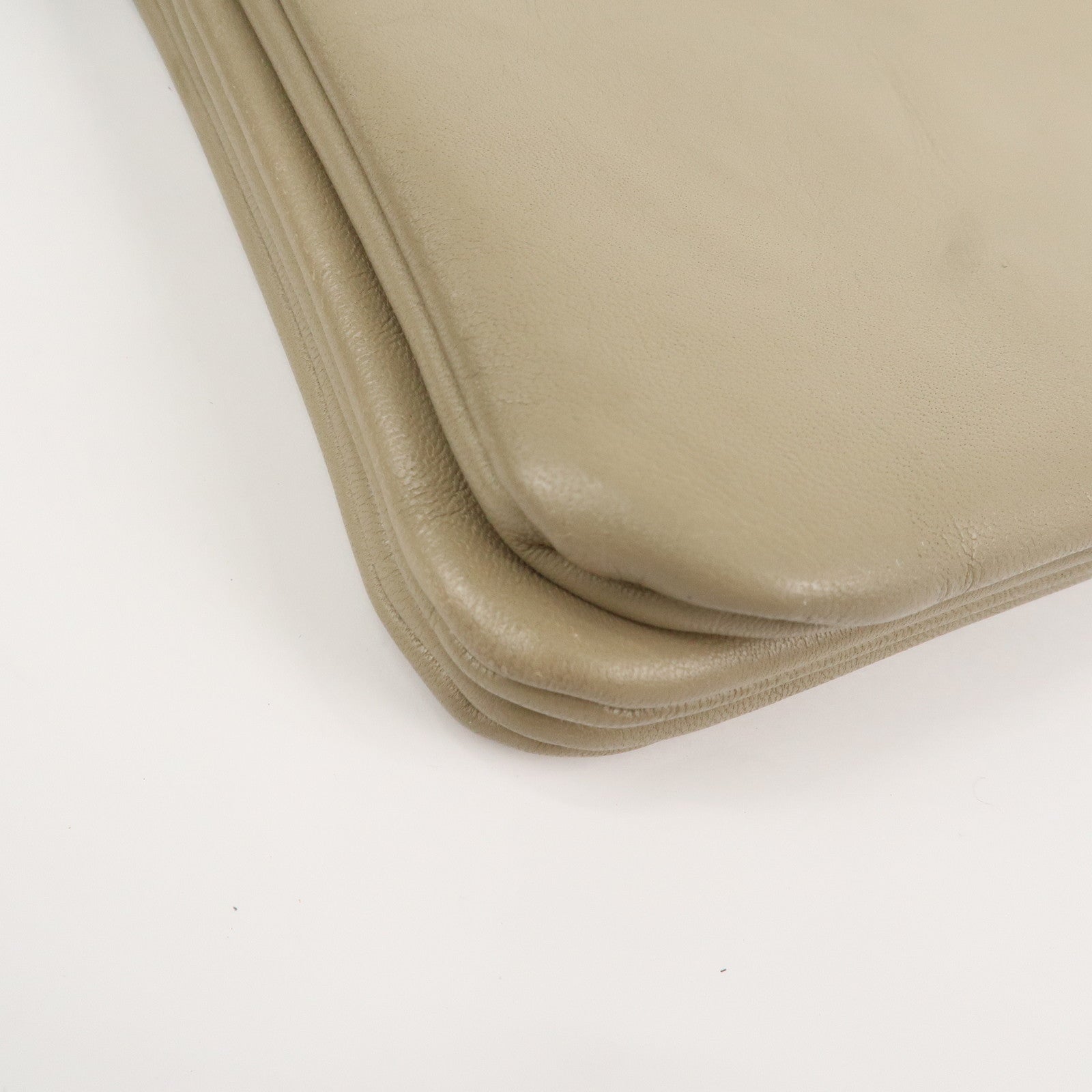 CELINE Calf Skin Trio Bag Shoulder Bag Crossbody Bag Beige