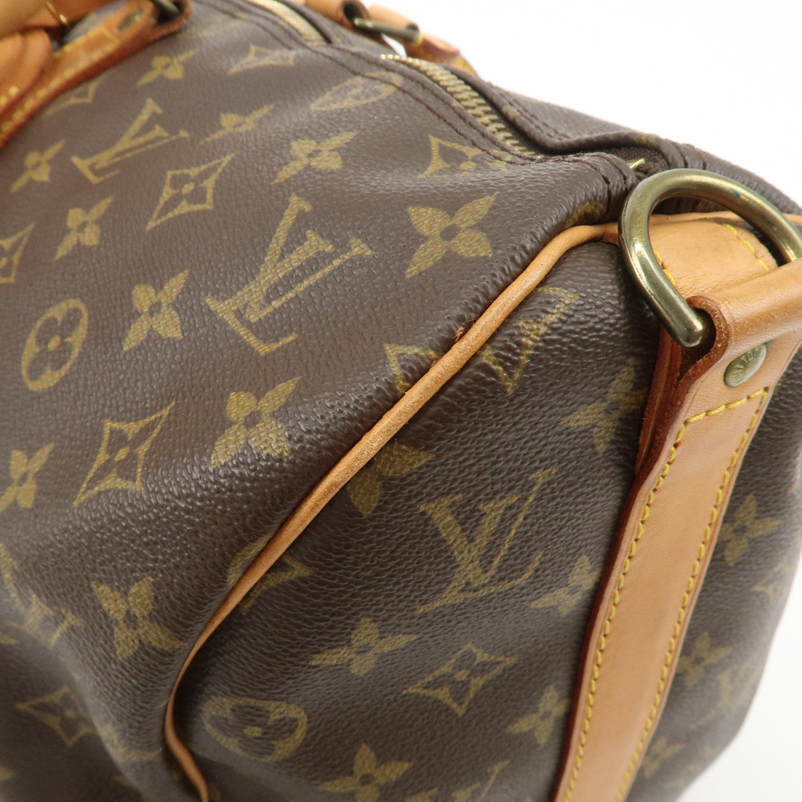Louis Vuitton Monogram Keep All Bandouliere 45 Boston Bag M41418