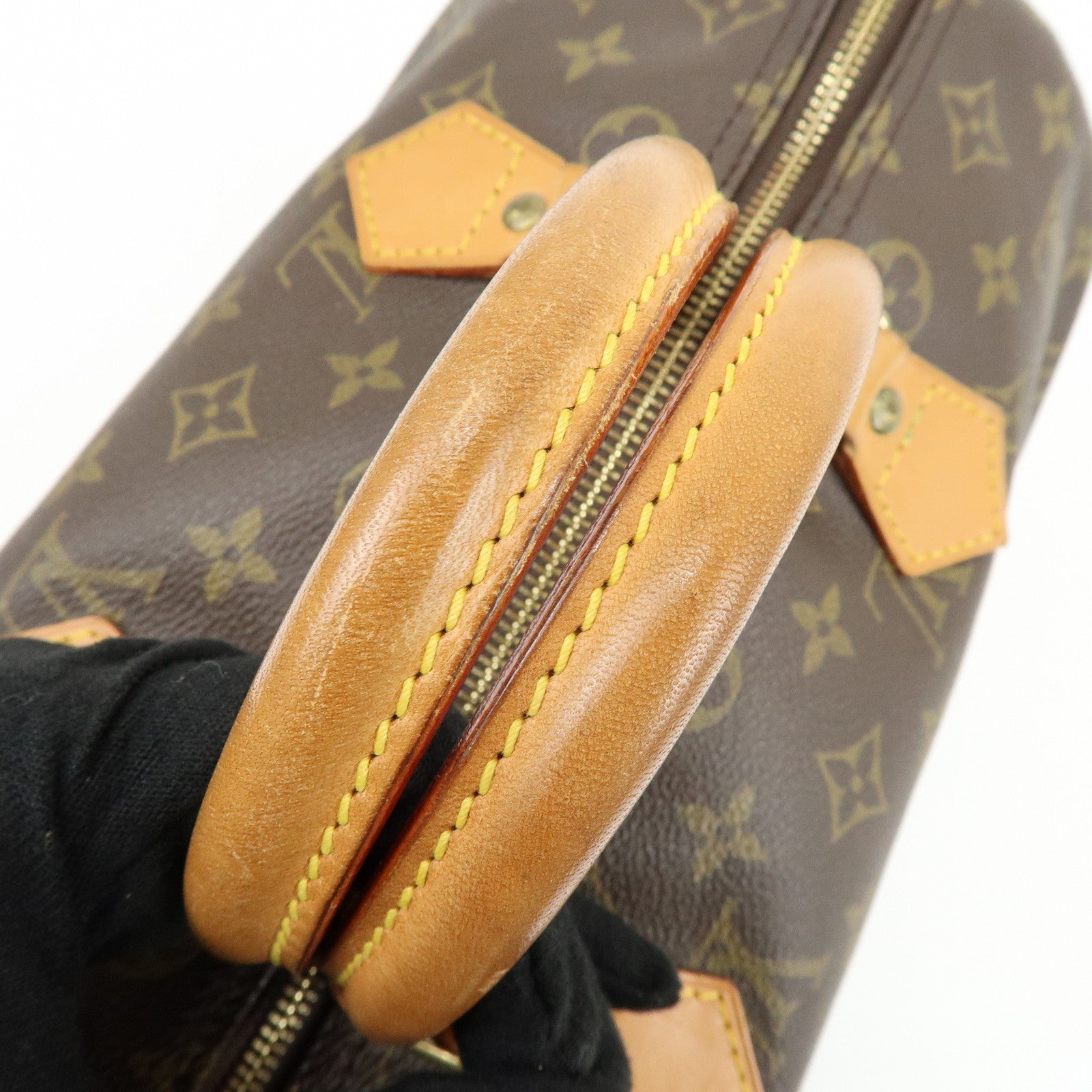 Louis Vuitton Monogram Speedy 30 Boston Bag Hand Bag Brown M41526