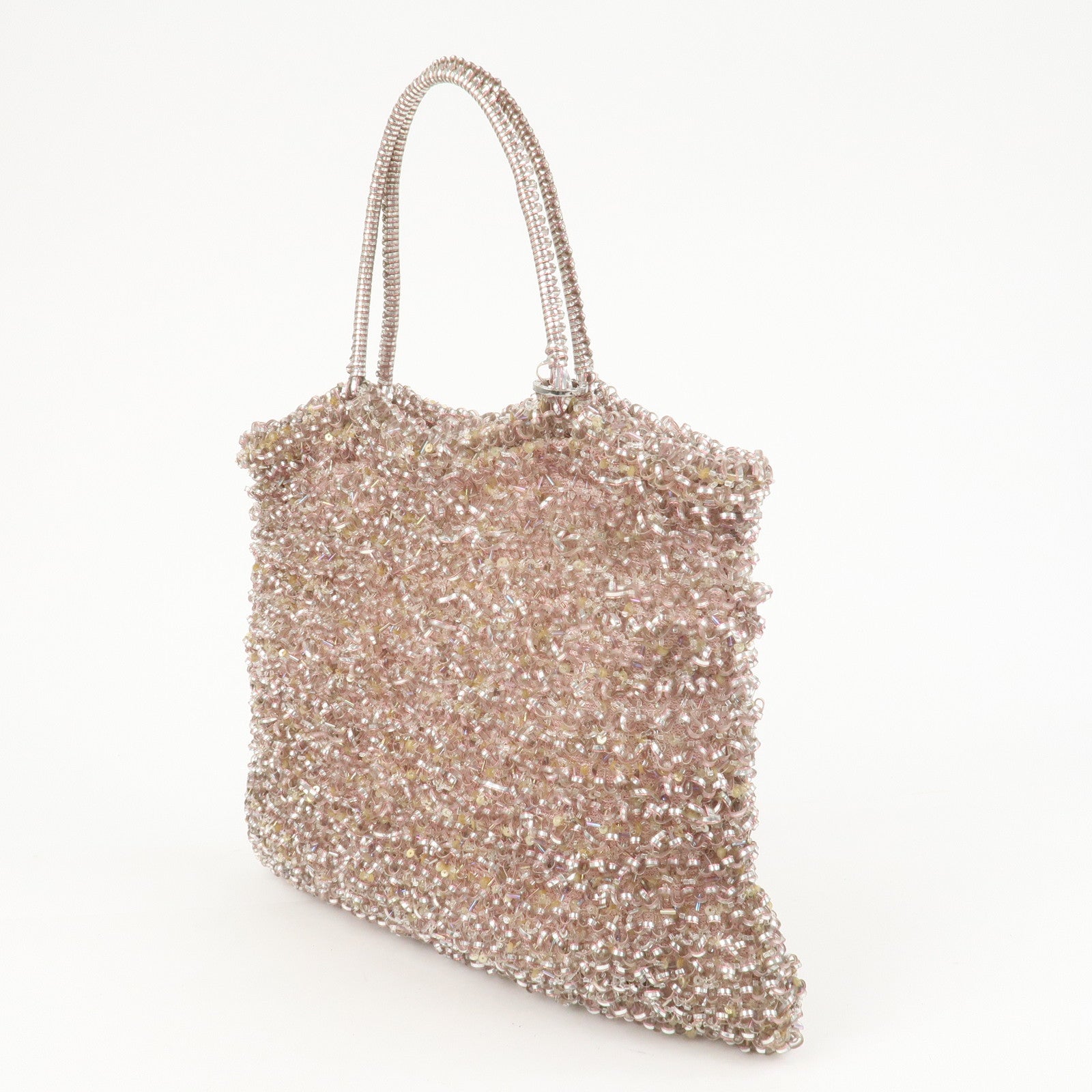 ANTEPRIMA PVC Hand Bag Tote Bag Clear Pink