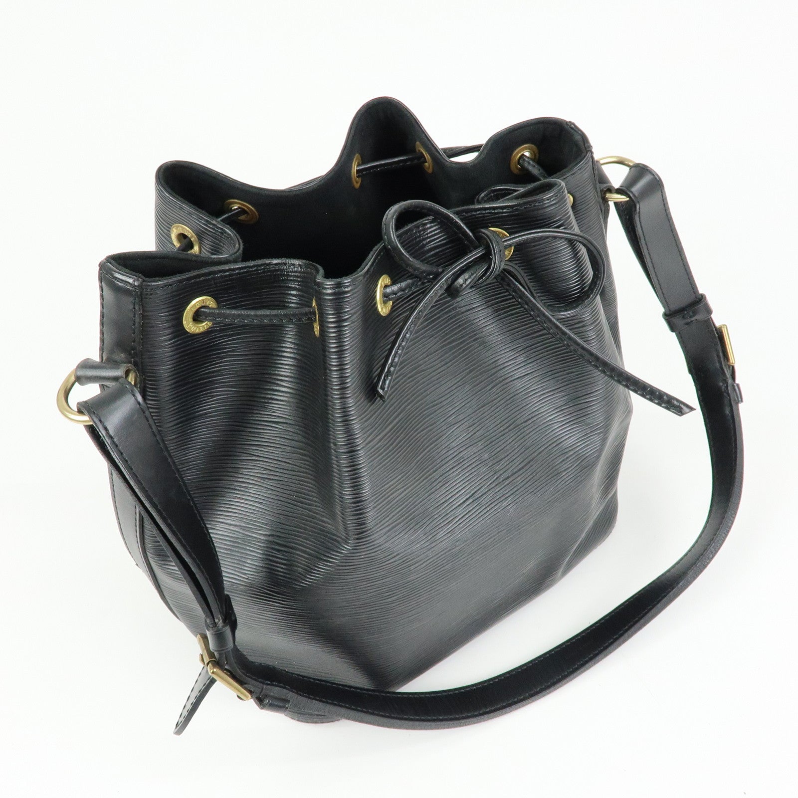 Louis Vuitton Epi Petit Noe Shoulder Bag Noir Black M59012