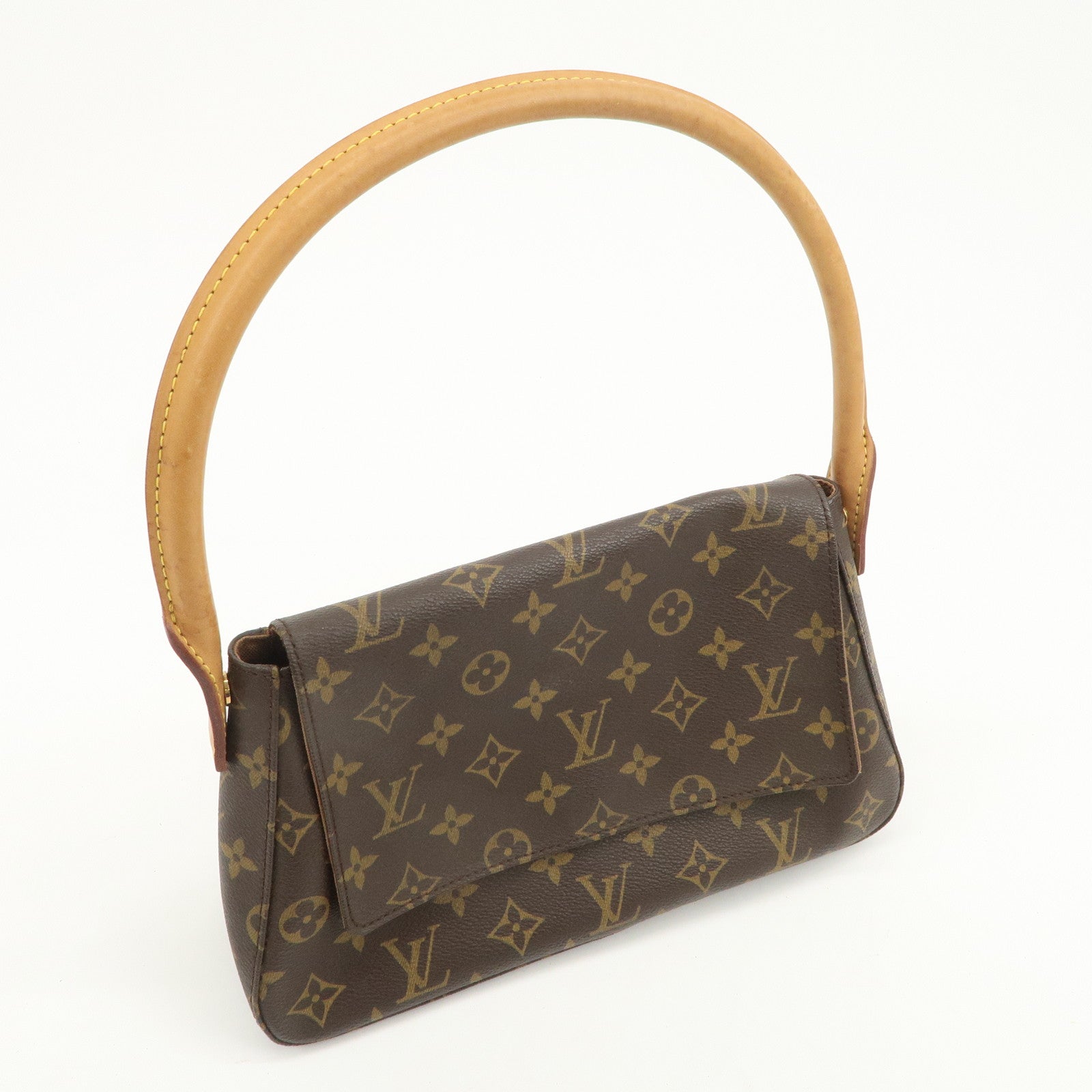 Louis Vuitton Monogram Mini Looping Shoulder Bag Brown M51147