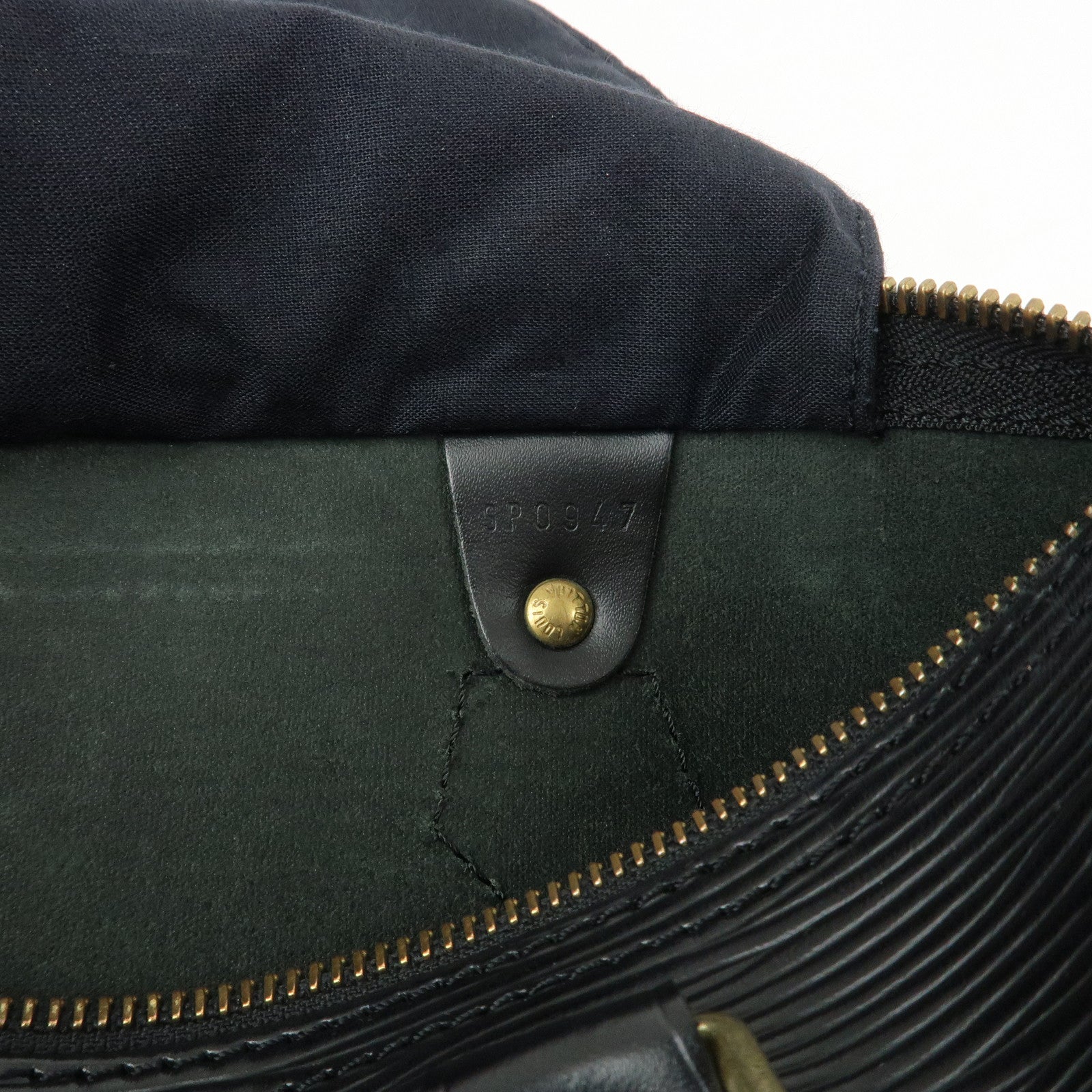 Louis Vuitton Epi Leather Speedy 25 Hand Bag Boston Bag Noir M59032