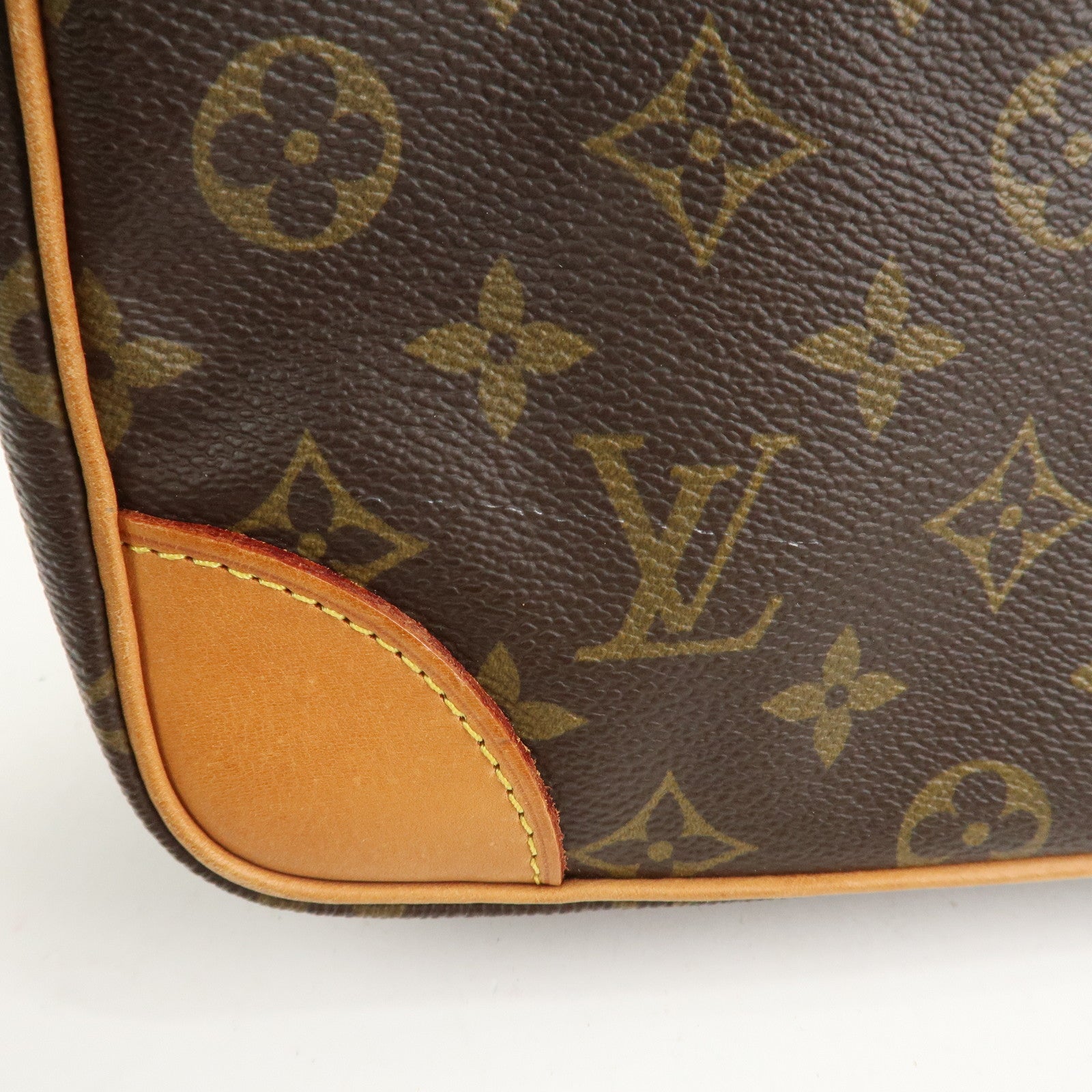 Louis Vuitton Monogram Compiegne 28 Pouch Clutch Bag Brown M51845