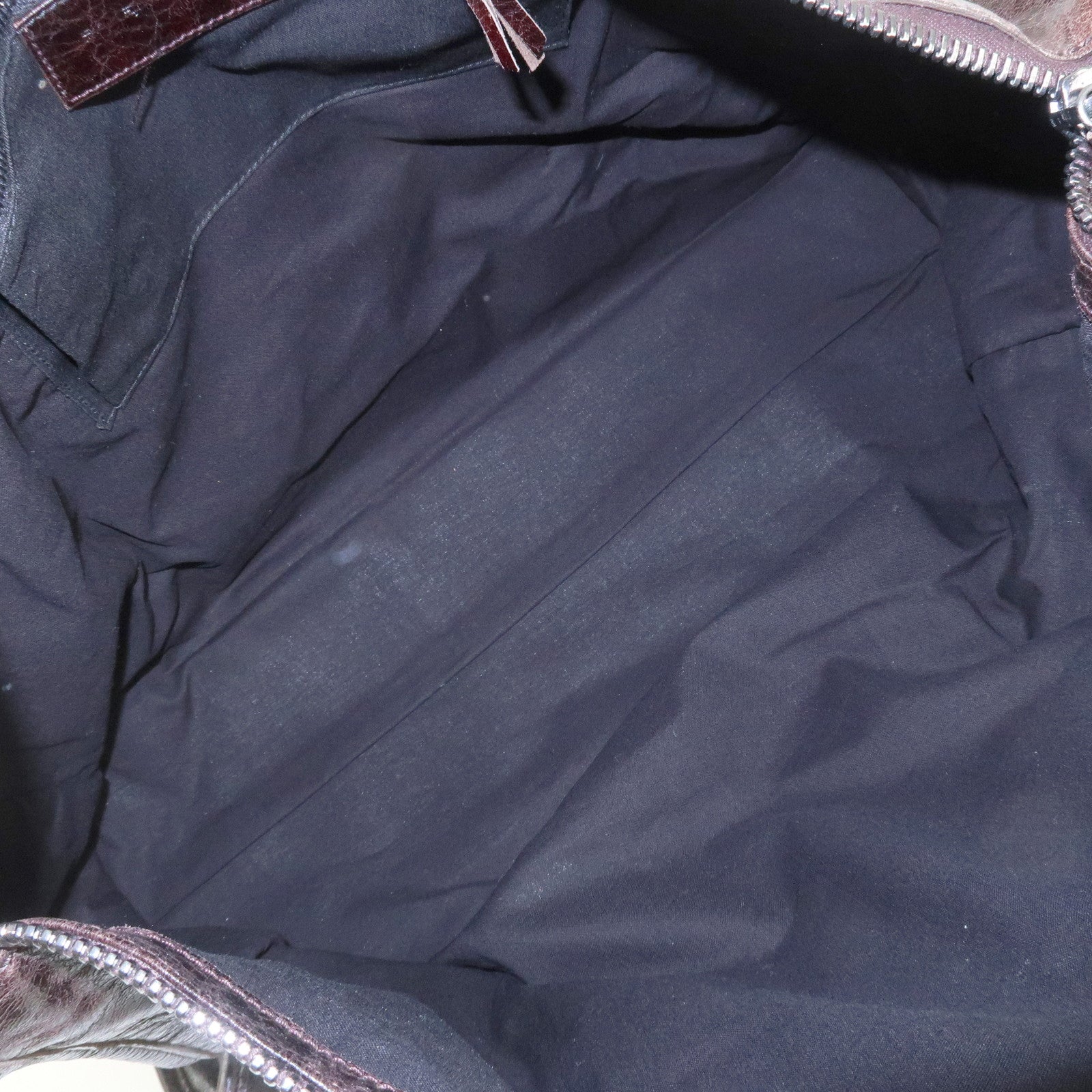 BALENCIAGA The Work Leather Tote bag Hand Bag Dark Brown 156541