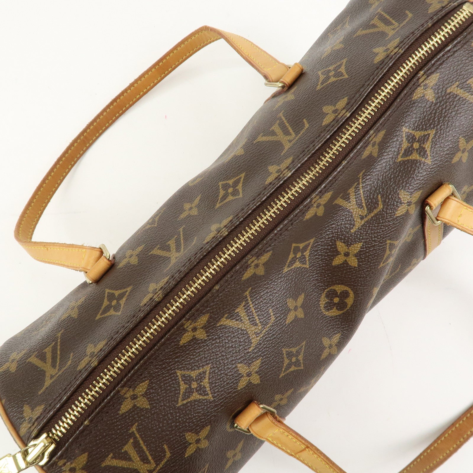 Louis Vuitton Monogram Papillon 30 Hand Bag New Style Brown M51385