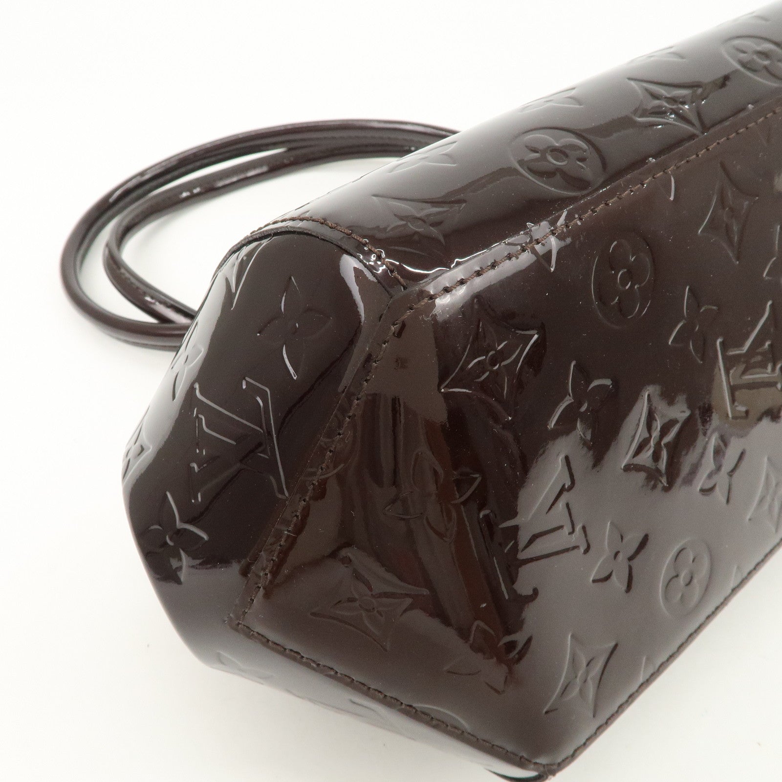 Louis Vuitton Monogram Vernis Leather Sherwood PM Hand Bag M91493