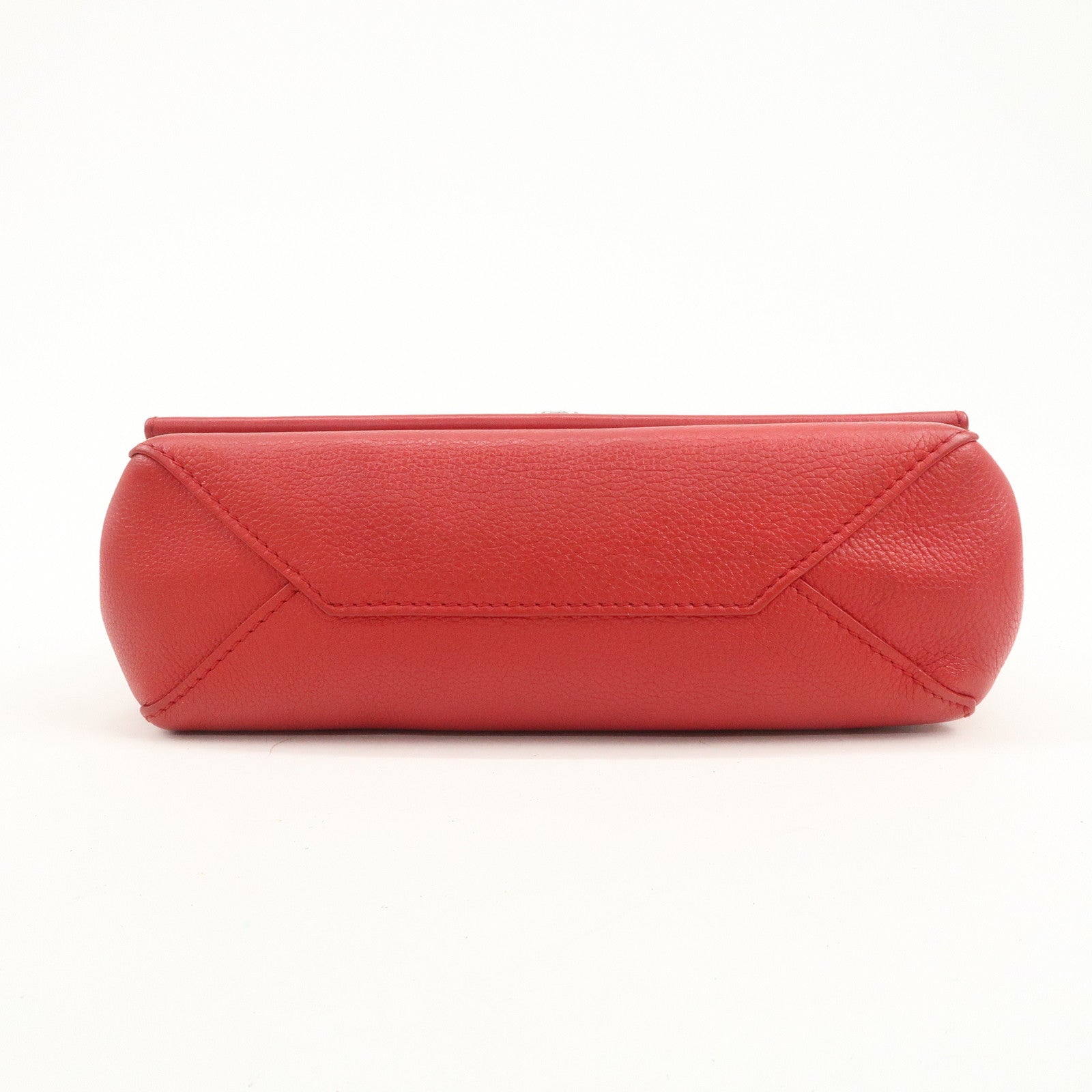 Louis Vuitton Calf Leather My Lockme BB 2Way Hand Bag Ruby M51419