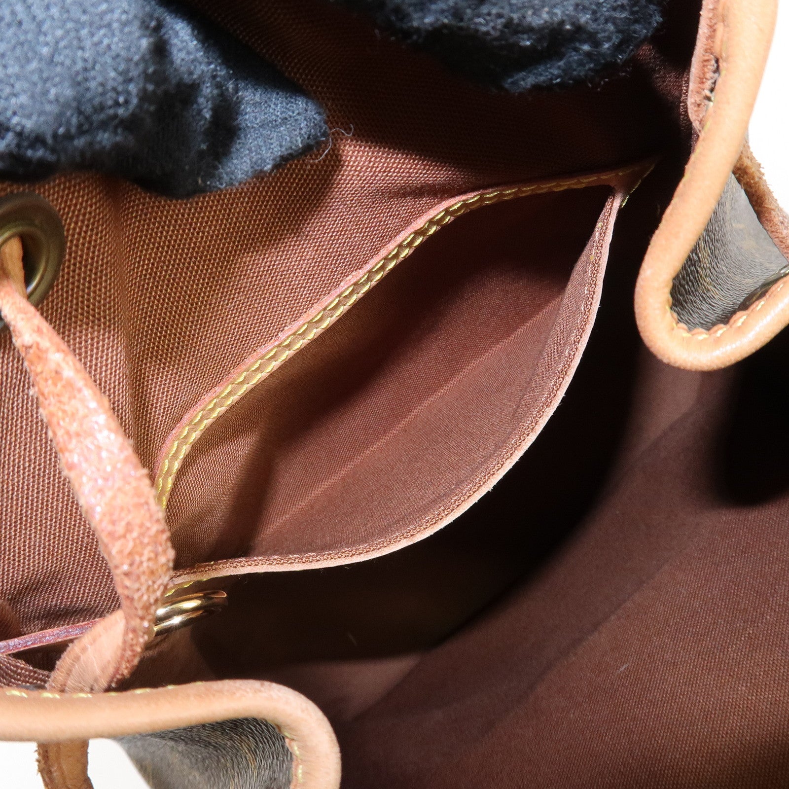 Louis Vuitton Monogram Montsouris MM Back Pack Ruck Sack M51136 Used