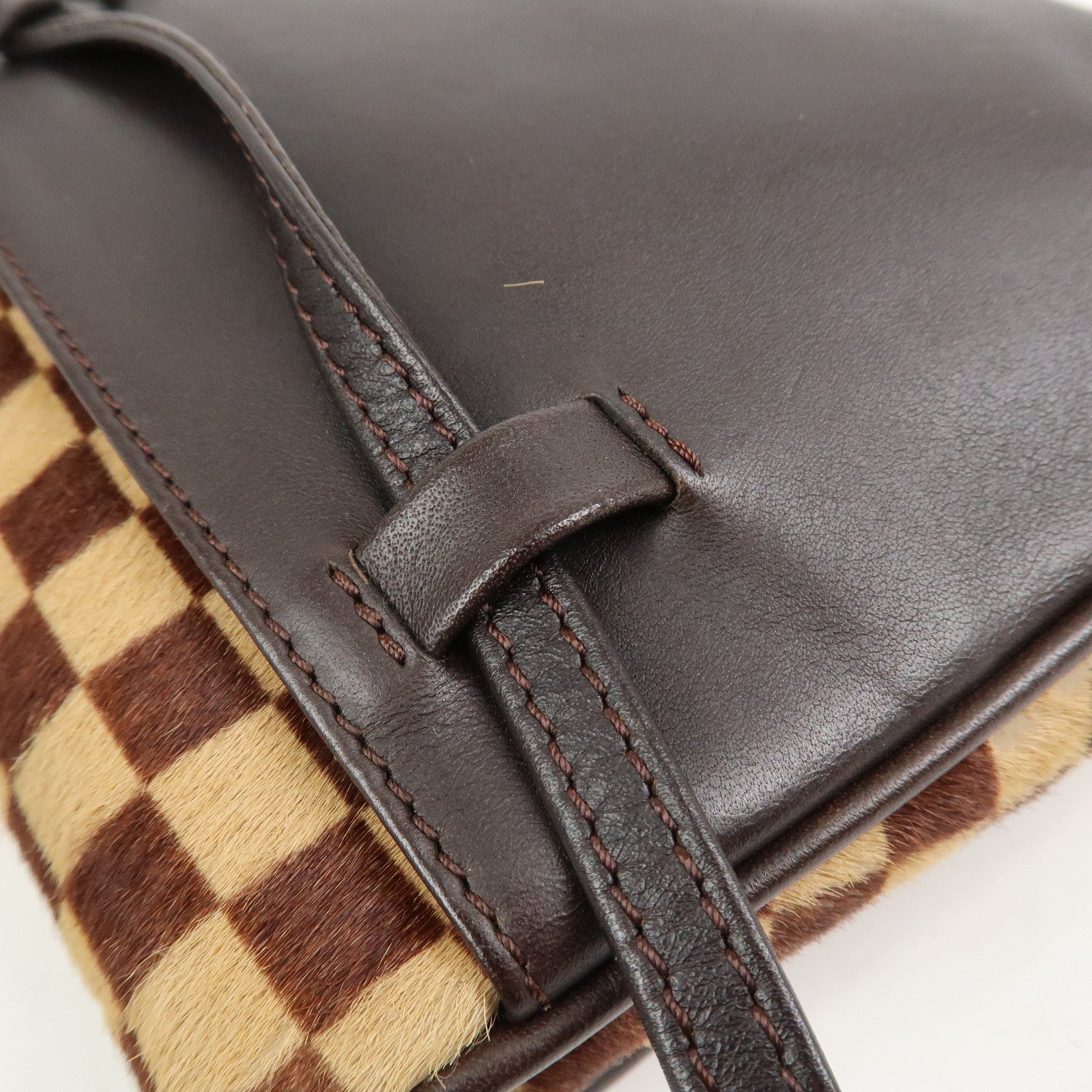Louis Vuitton Damier Sauvage Gazelle Shoulder Bag Beige M92130
