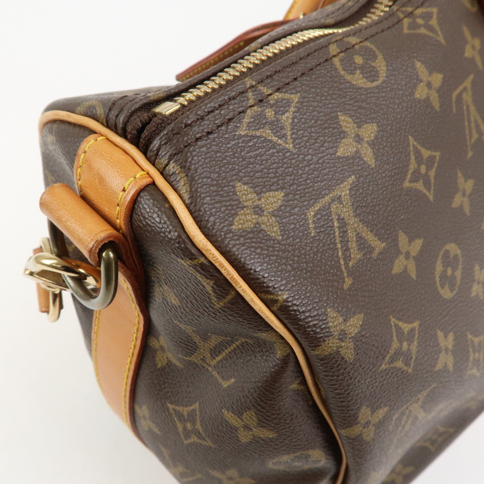 Louis Vuitton Monogram Keep All Bandouliere 45 Boston Bag M41418