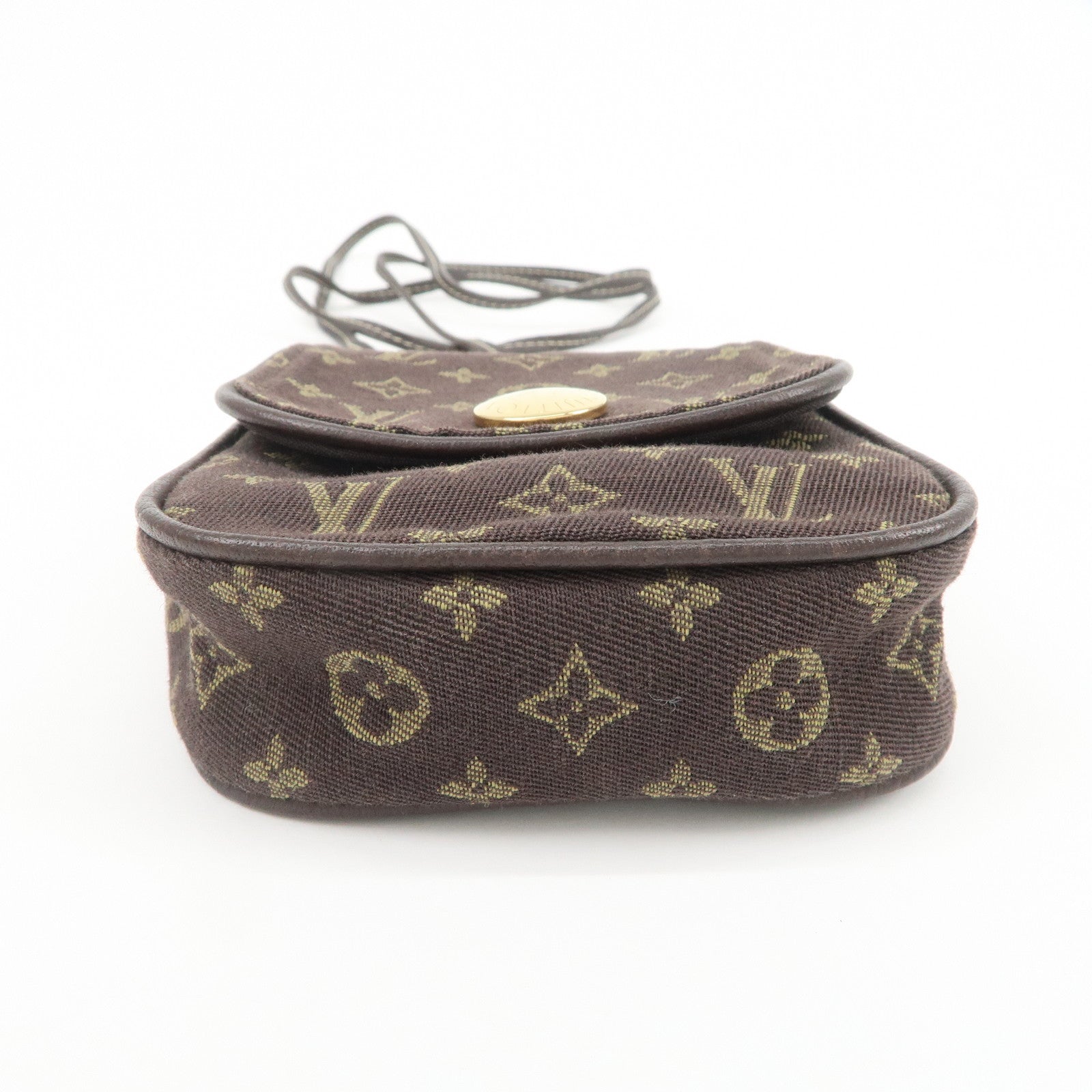 Louis Vuitton Monogram Mini Lin Pochette Cancun Ebene M95313