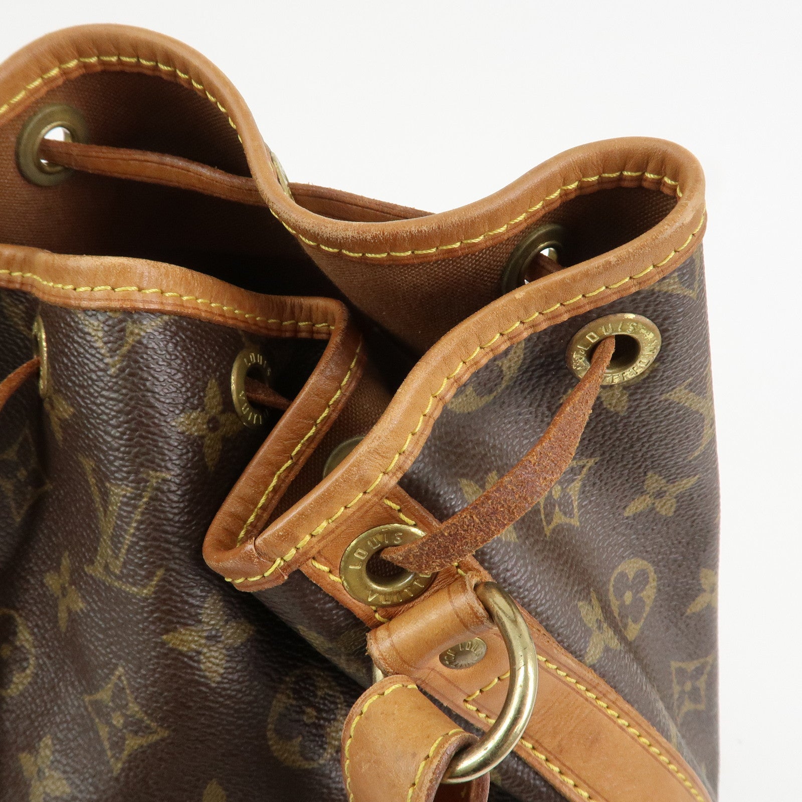 Louis Vuitton Monogram Noe Shoulder Bag Hand Bag Brown M42224
