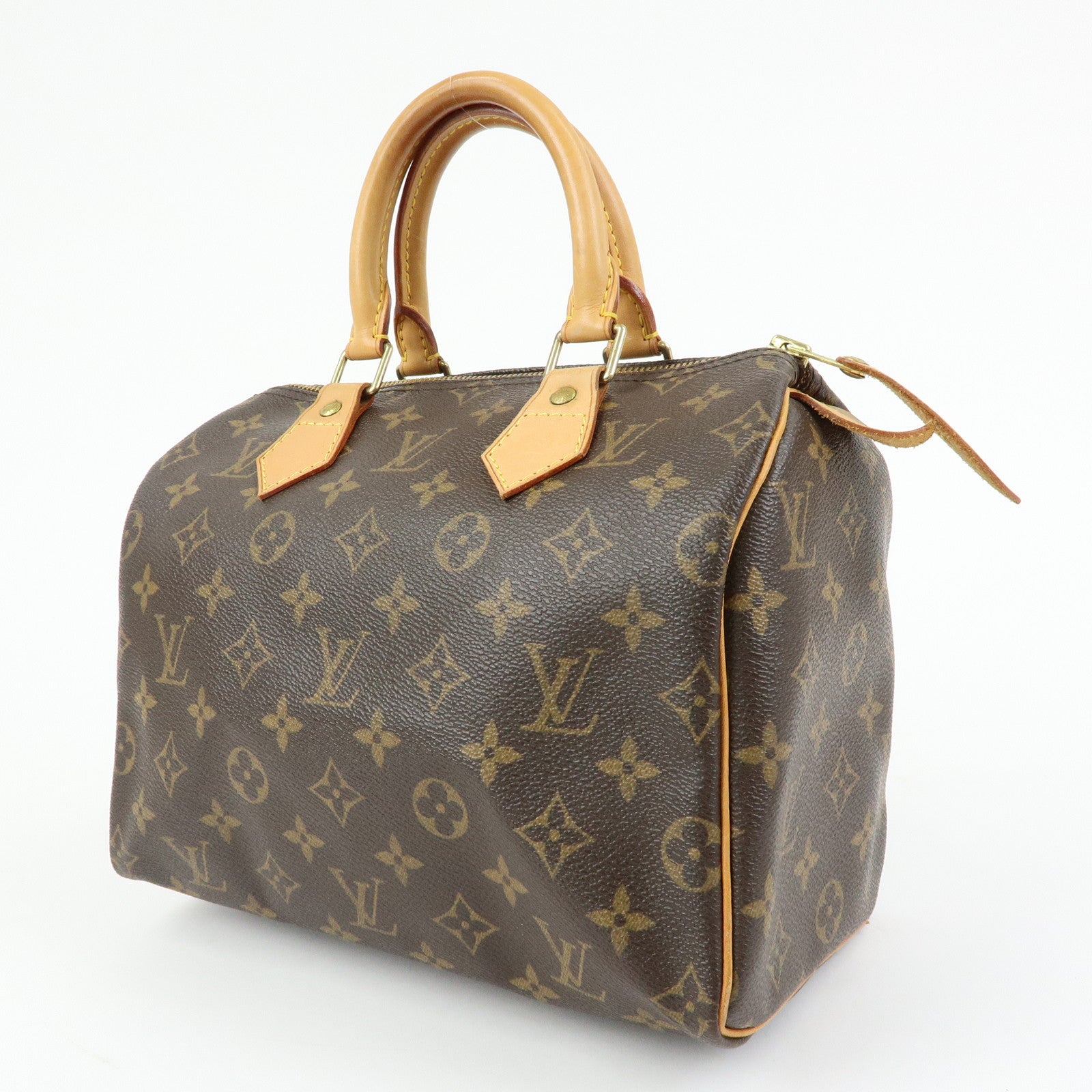Louis Vuitton Monogram Speedy 25 Boston Bag Hand Bag Brown M41528