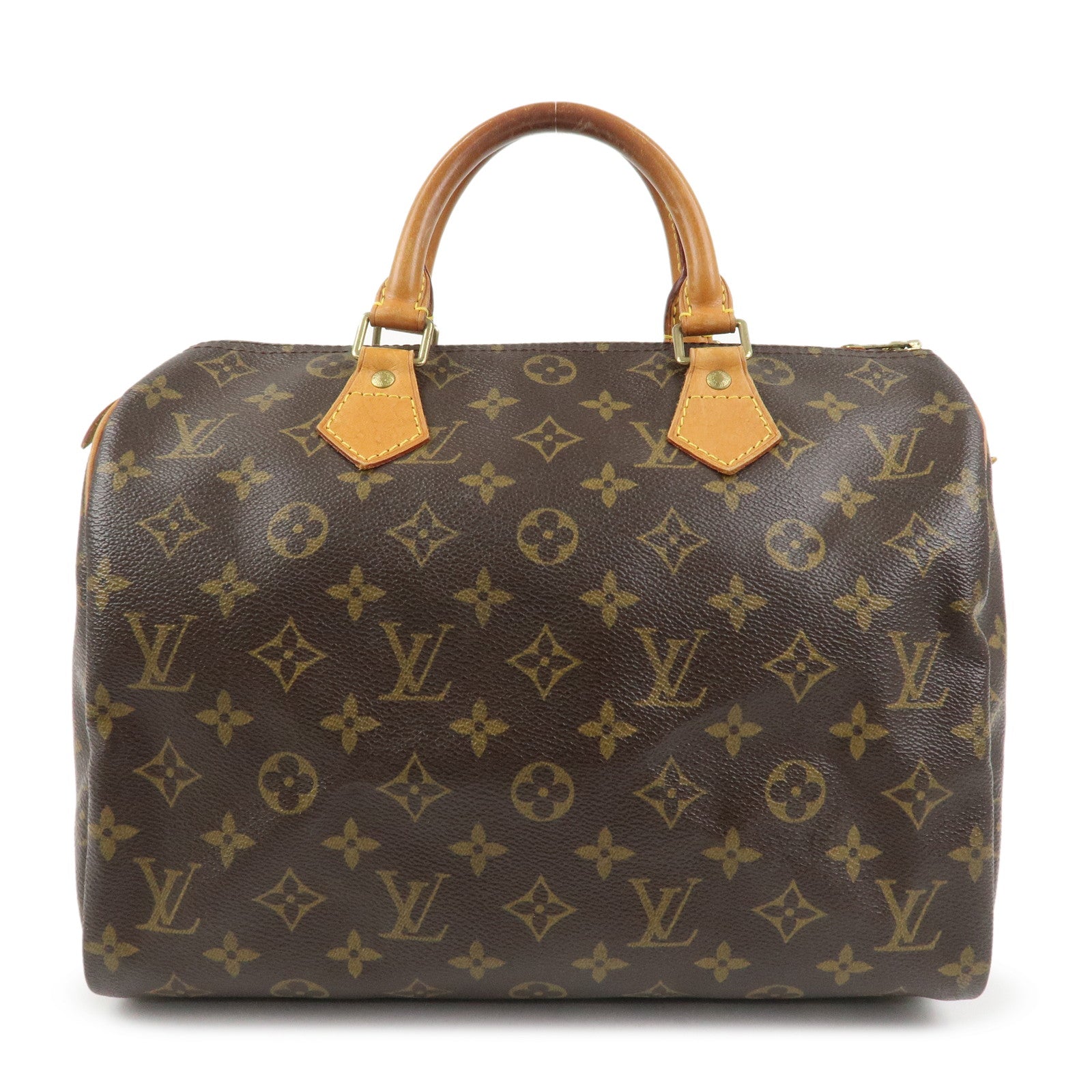 Louis Vuitton Monogram Speedy 30 Boston Bag Hand Bag Brown M41526