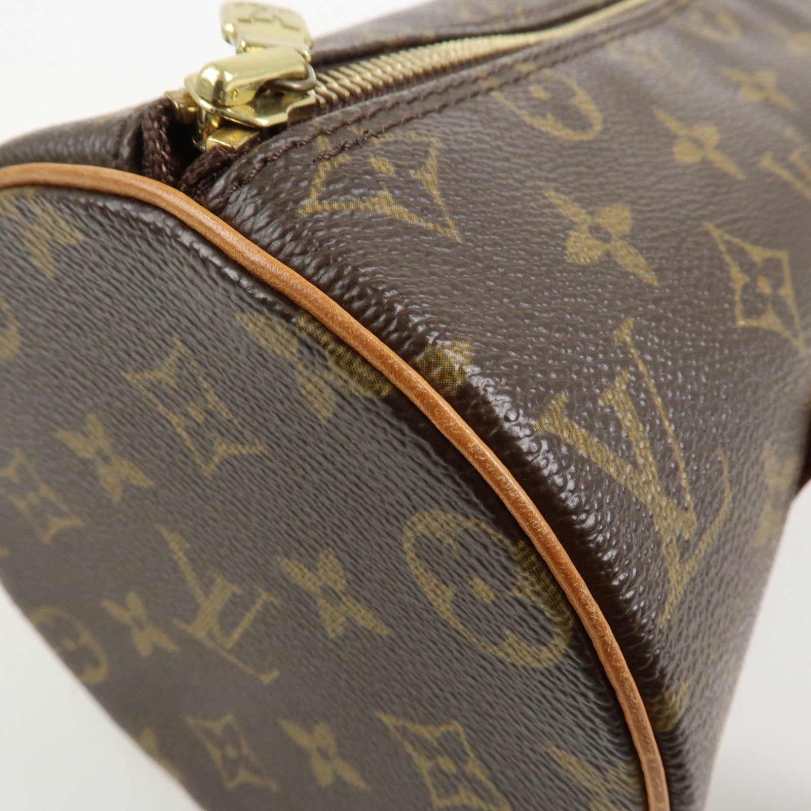 Louis Vuitton Monogram Papillon 26 Hand Bag New Style Brown M51386