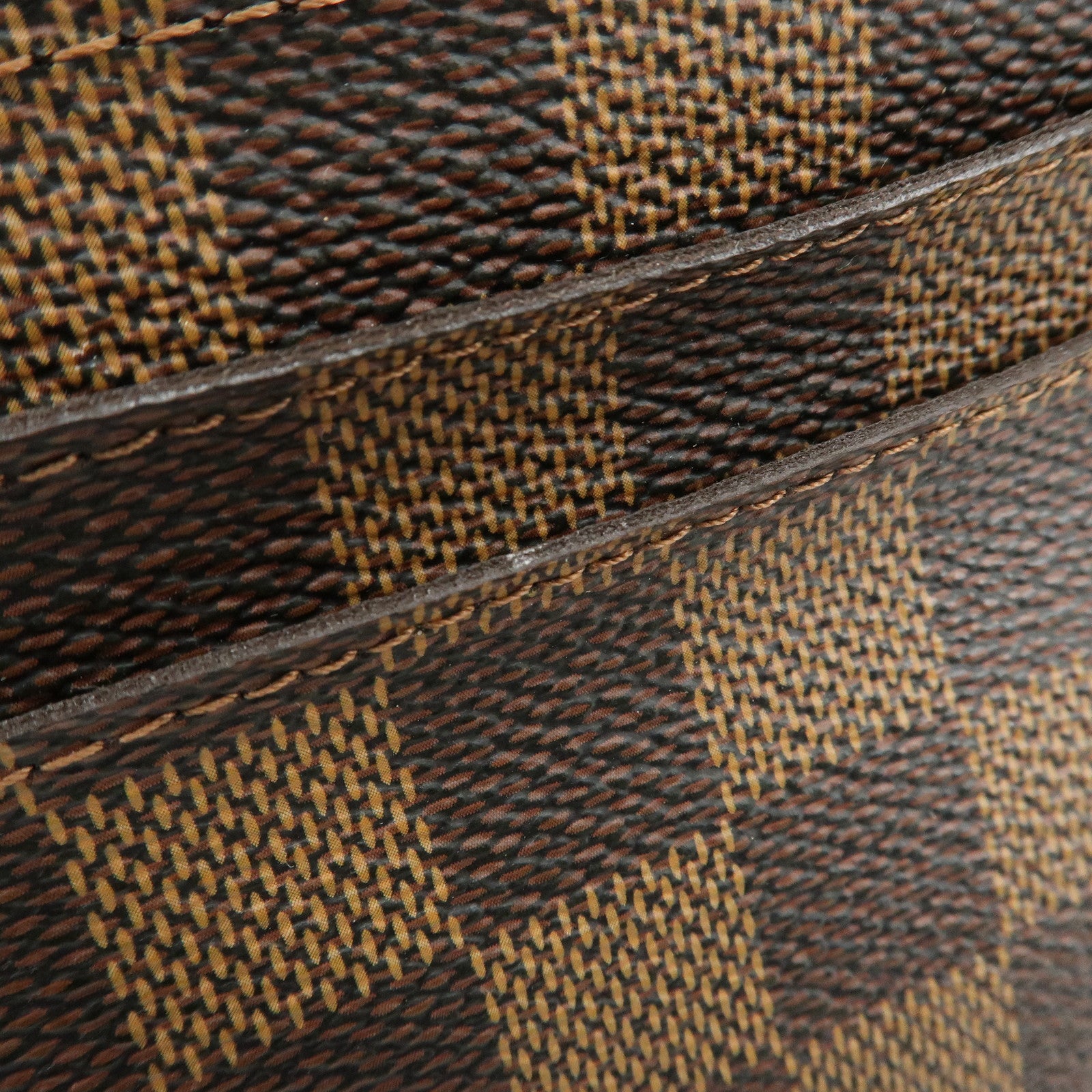Louis Vuitton Damier Canvas Portefeuille Sarah Long Wallet Brown N61734 Used