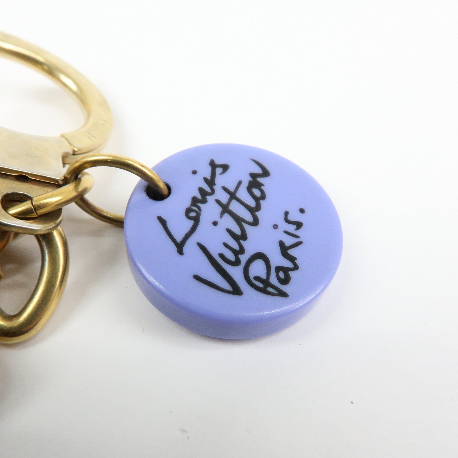 Louis Vuitton Plastic Metal Palm Tree Bag Charm Key Chain M66260