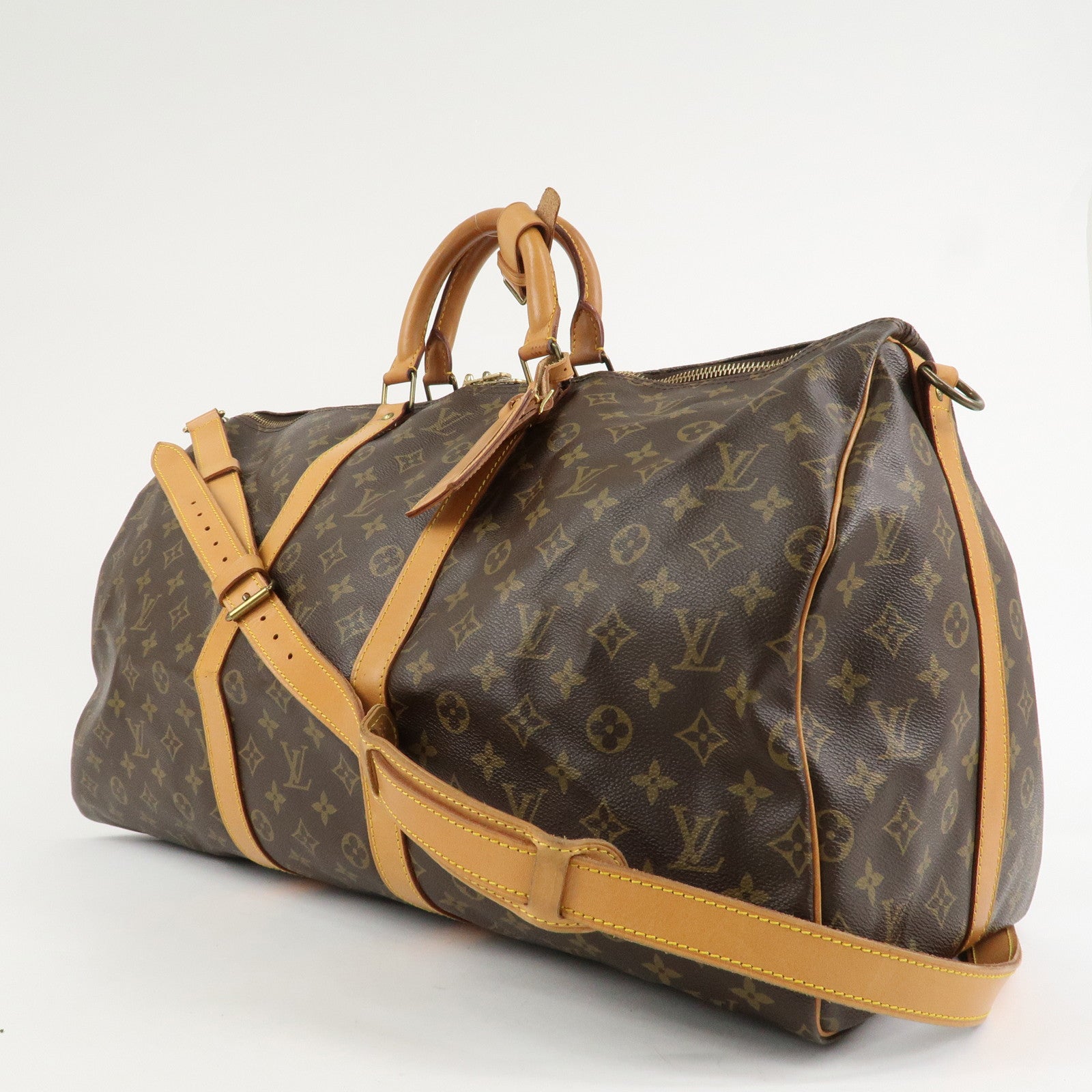 Louis Vuitton Monogram Keep All Bandouliere 55 Boston Bag M41414 Used