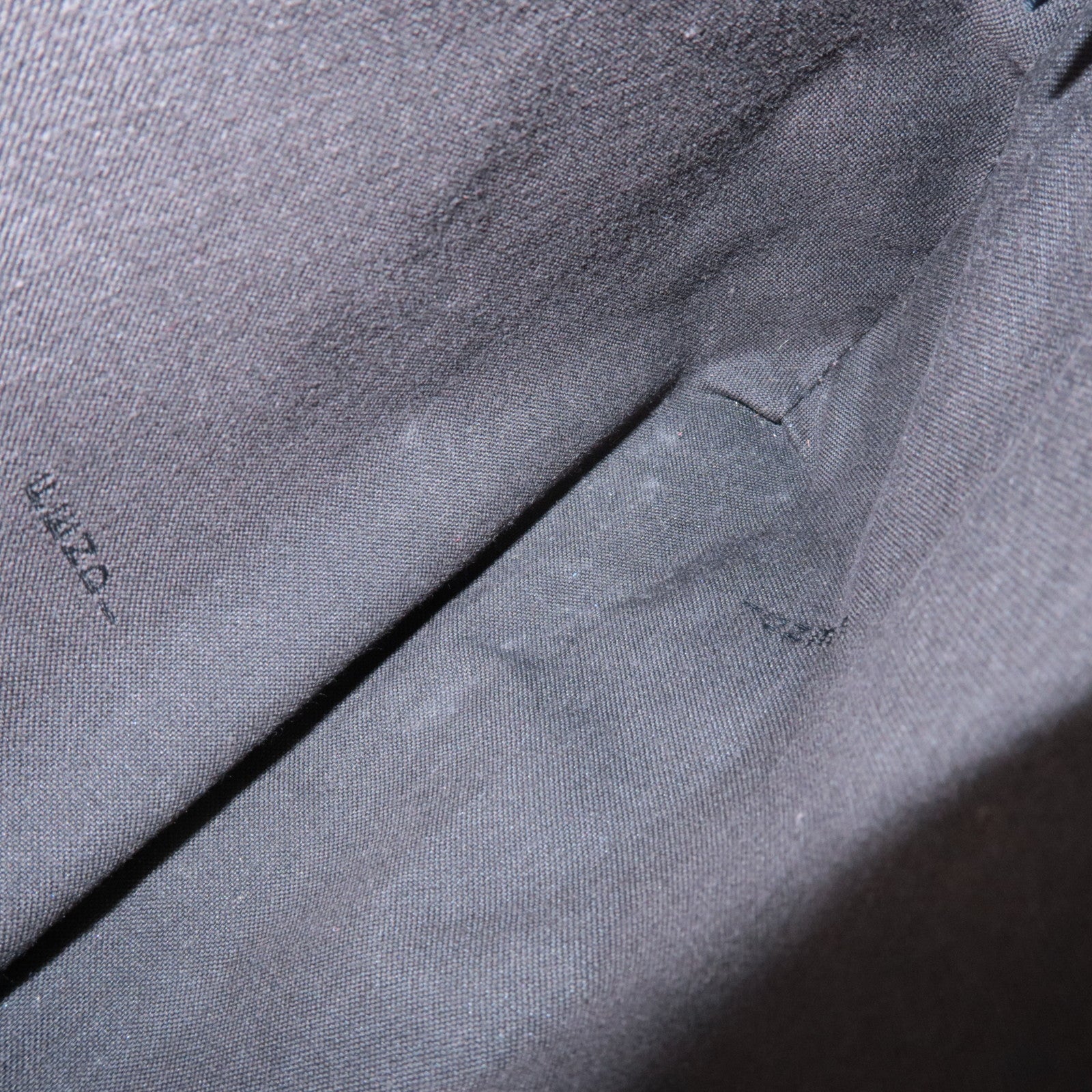 FENDI Zucchino Canvas Leather Shoulder Bag Beige Brown 8BR036 Used