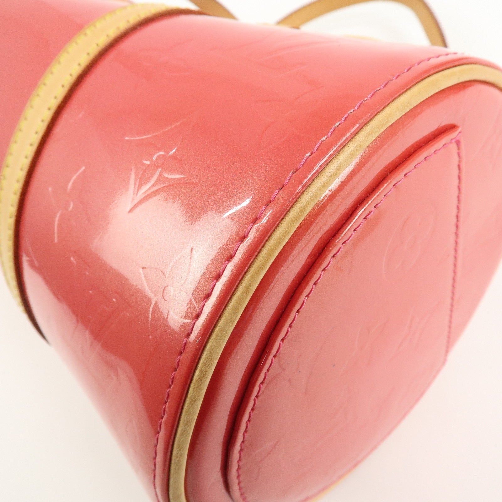 Louis Vuitton Monogram Vernis Bedford Hand Bag Framboise M9133F