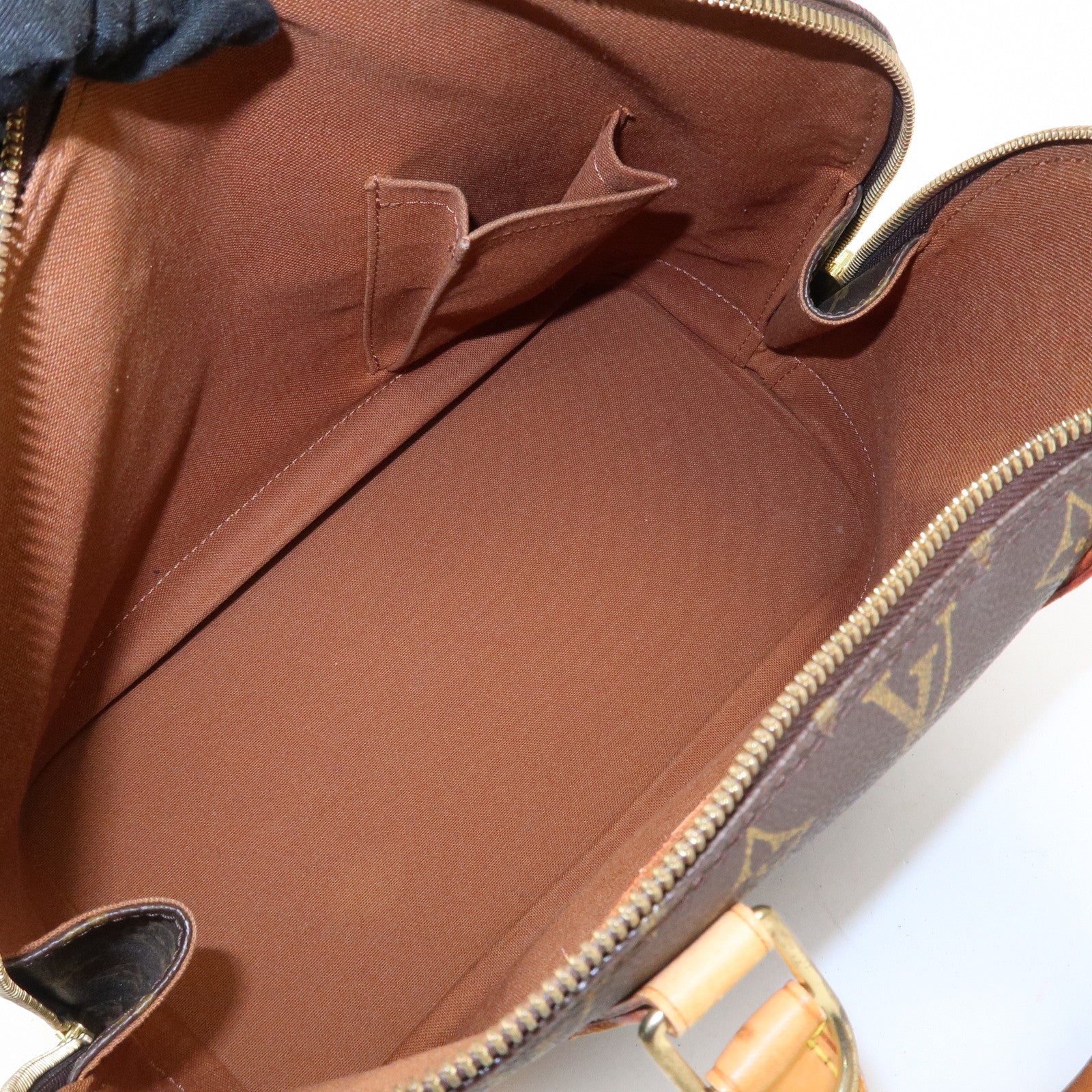 Louis Vuitton Monogram Canvas Alma Hand Bag Brown M51130