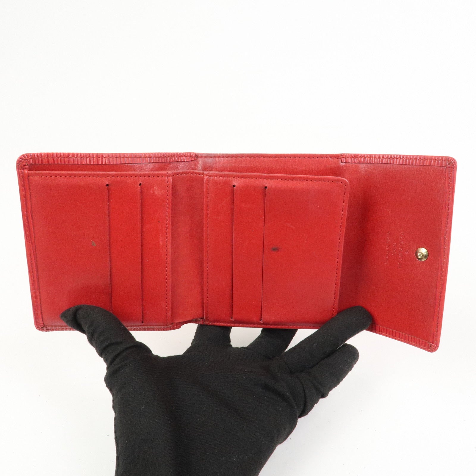 Louis Vuitton Epi Set of 3 Wallet Red Blue M63557/M63487/M63485
