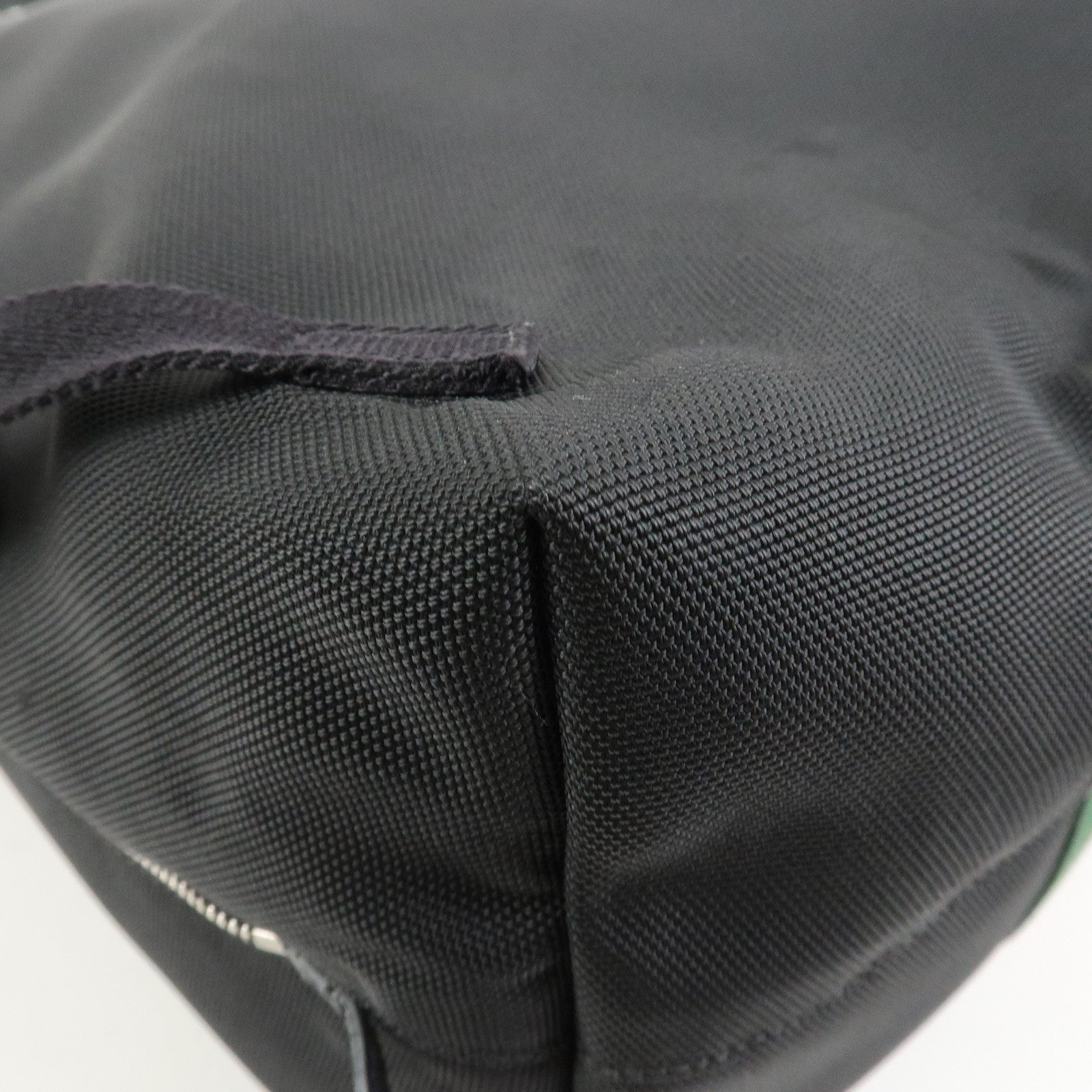 GUCCI Sherry Canvas Leather Backpack Rucksack Black 619749