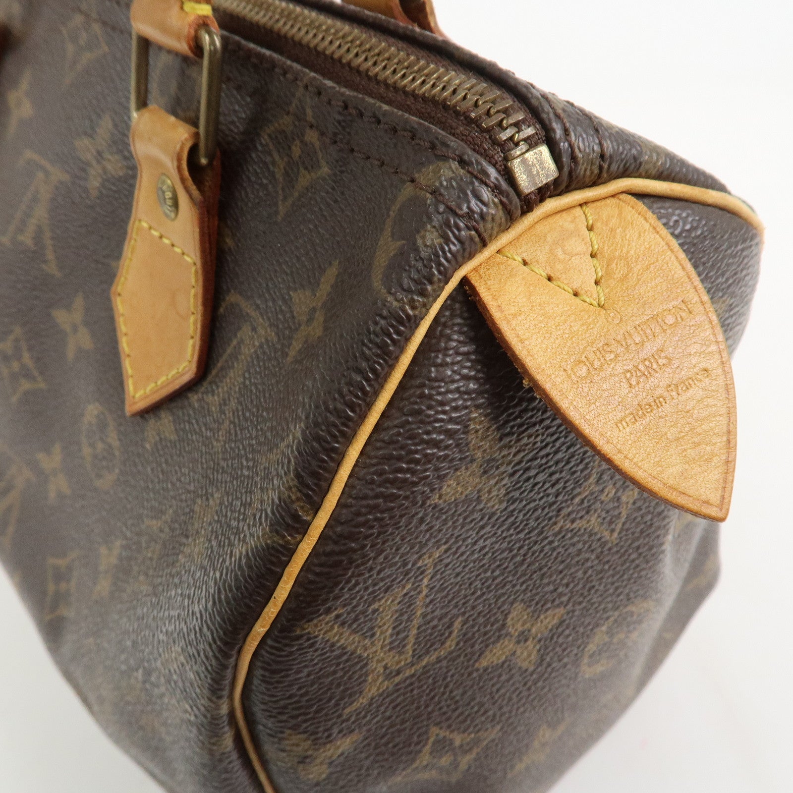 Louis Vuitton Monogram Speedy 25 Boston Bag Hand Bag Brown M41528