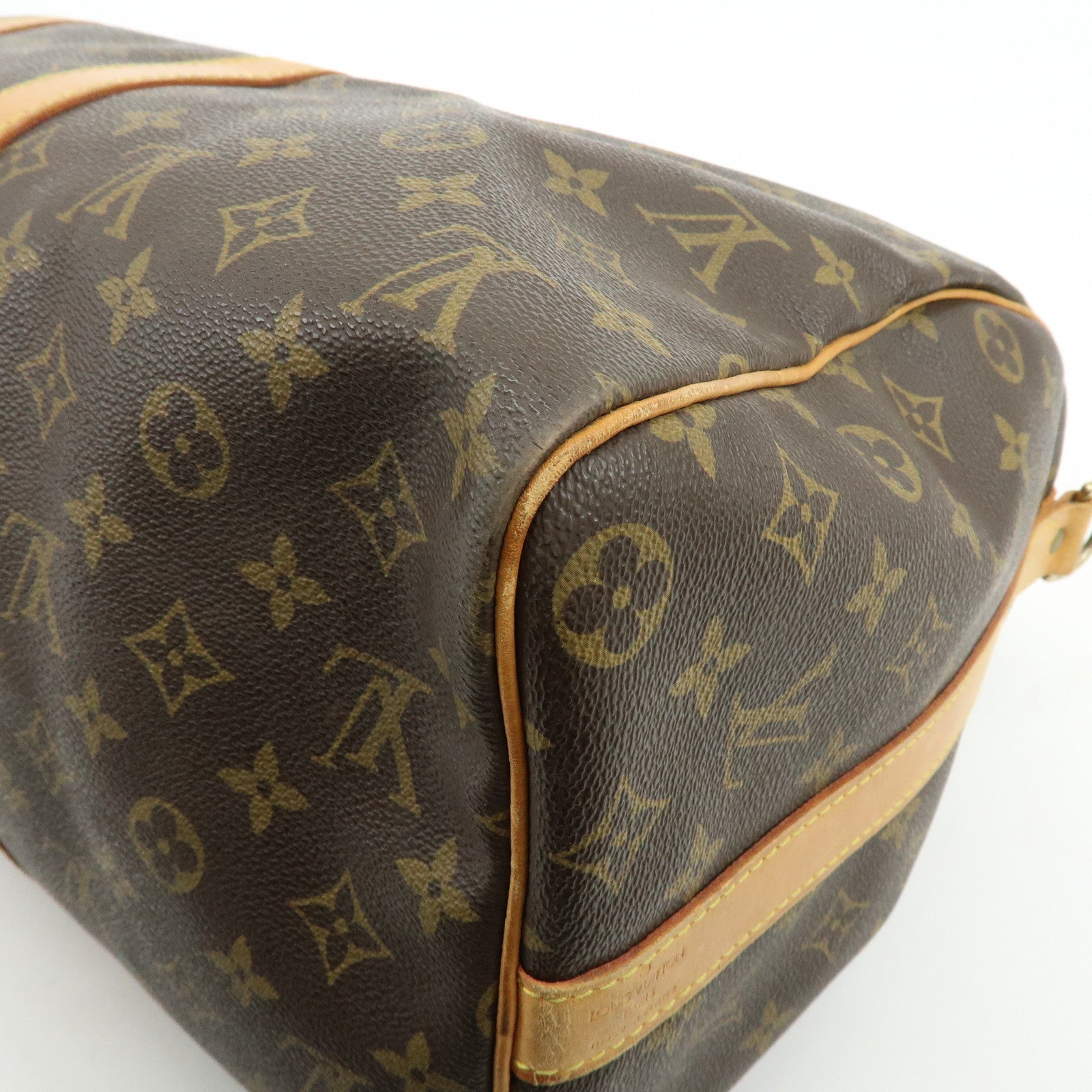 Louis Vuitton Monogram Keep All Bandouliere 45 Boston Bag M41418