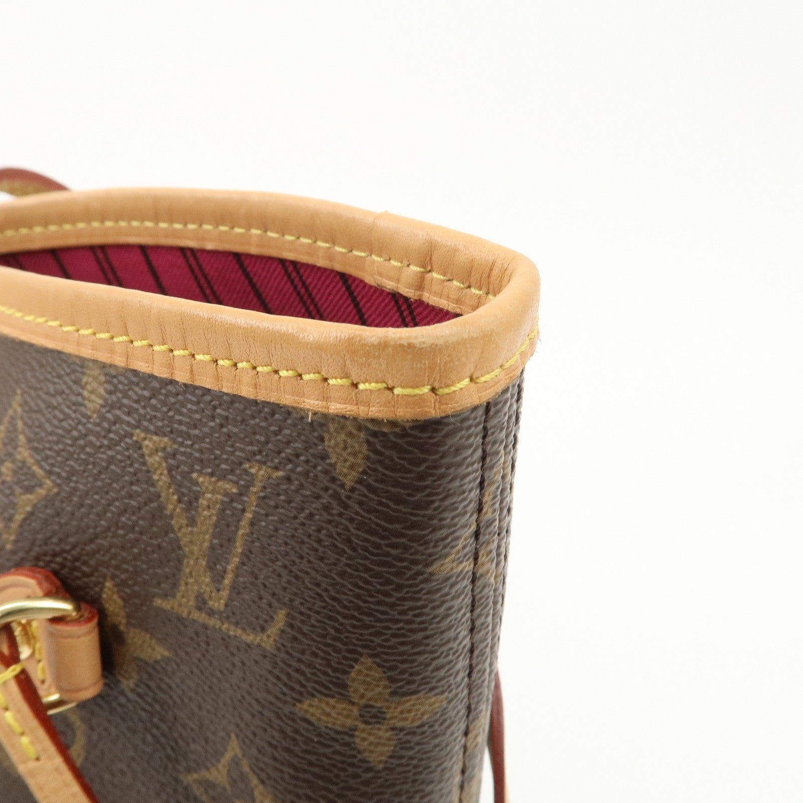 Louis Vuitton Monogram Neverfull MM Tote Bag Pivoine M41178