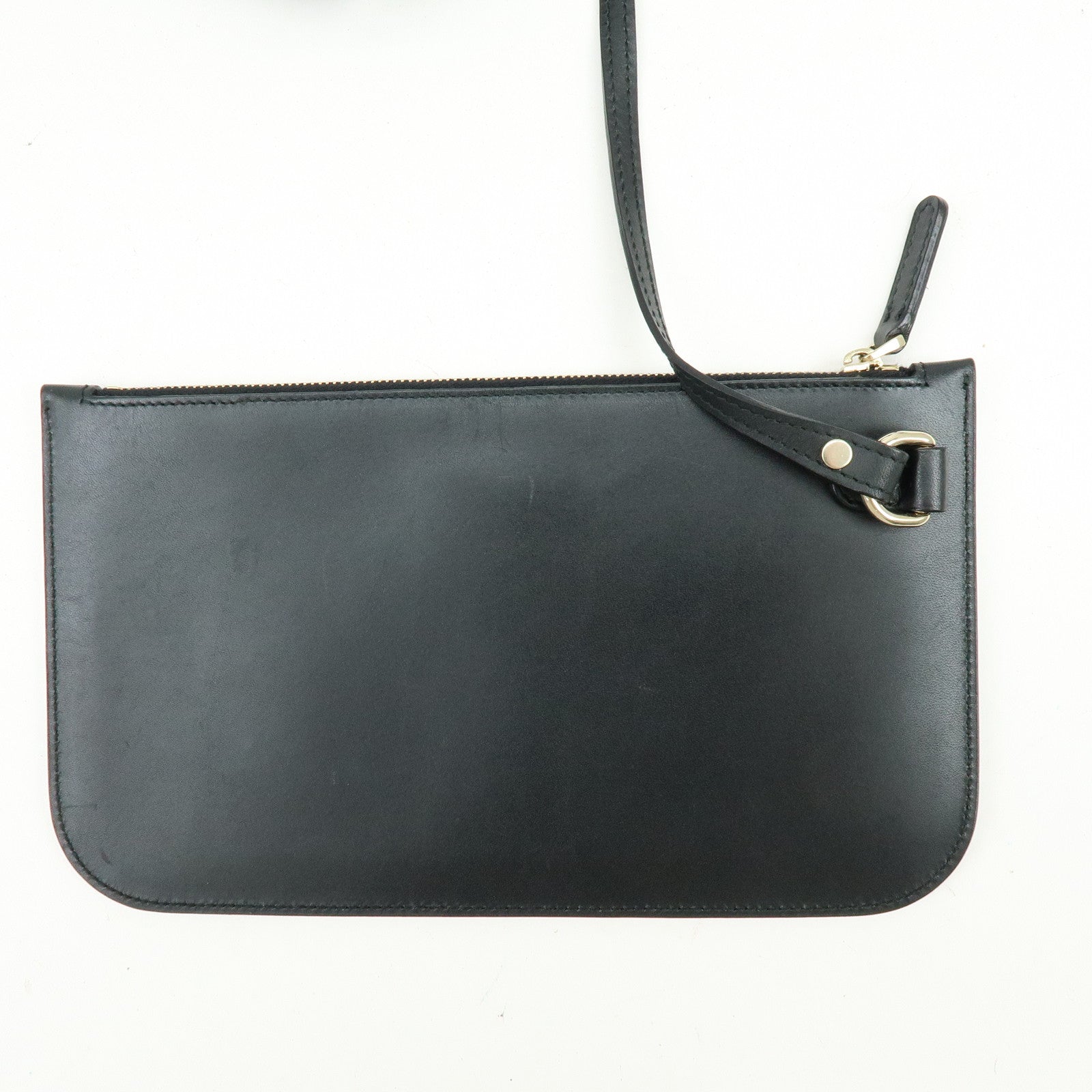 GUCCI GG Canvas Leather Tote Bag Shoulder Bag Black 247209