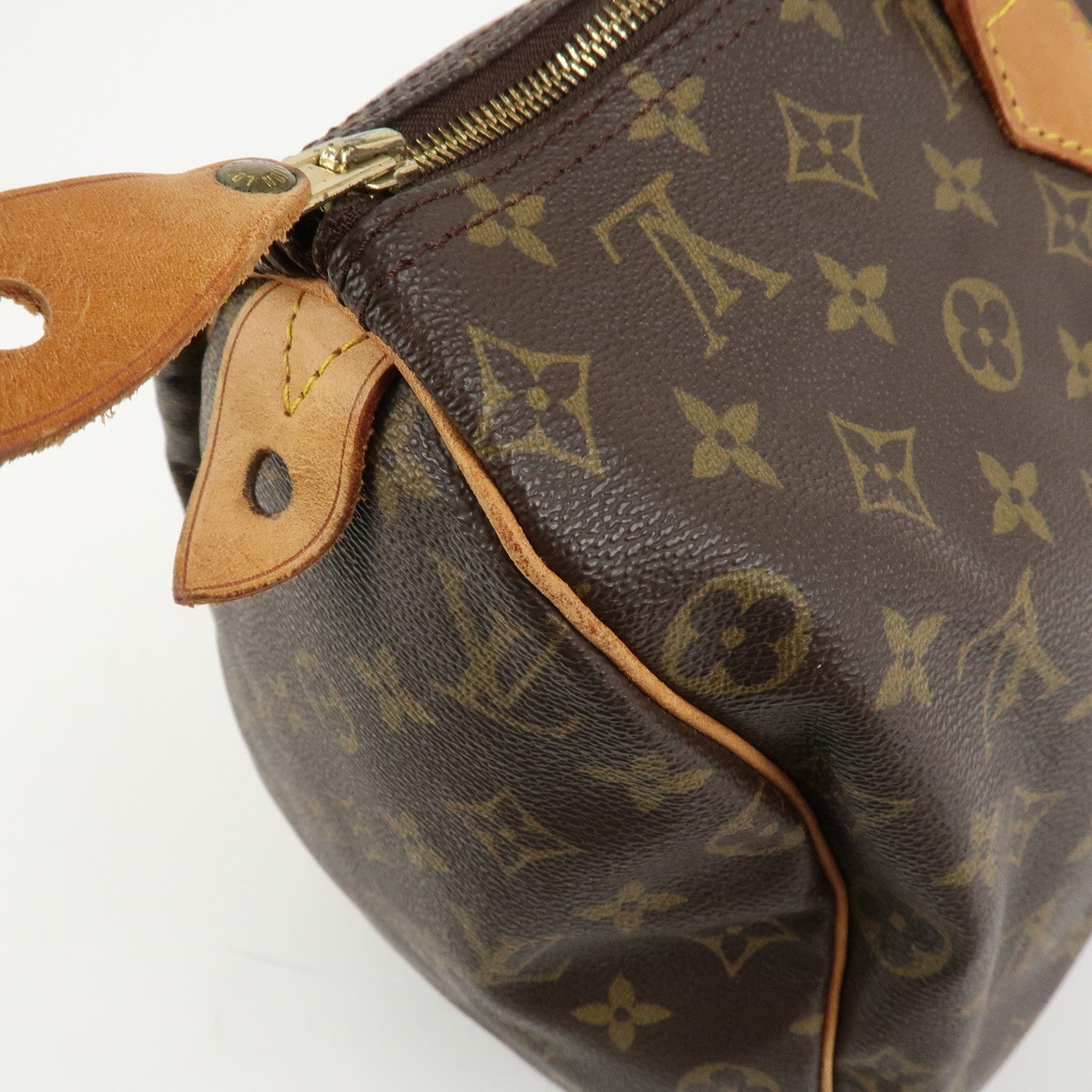 Louis Vuitton Monogram Speedy 40 Hand Bag Boston Bag Brown M41522