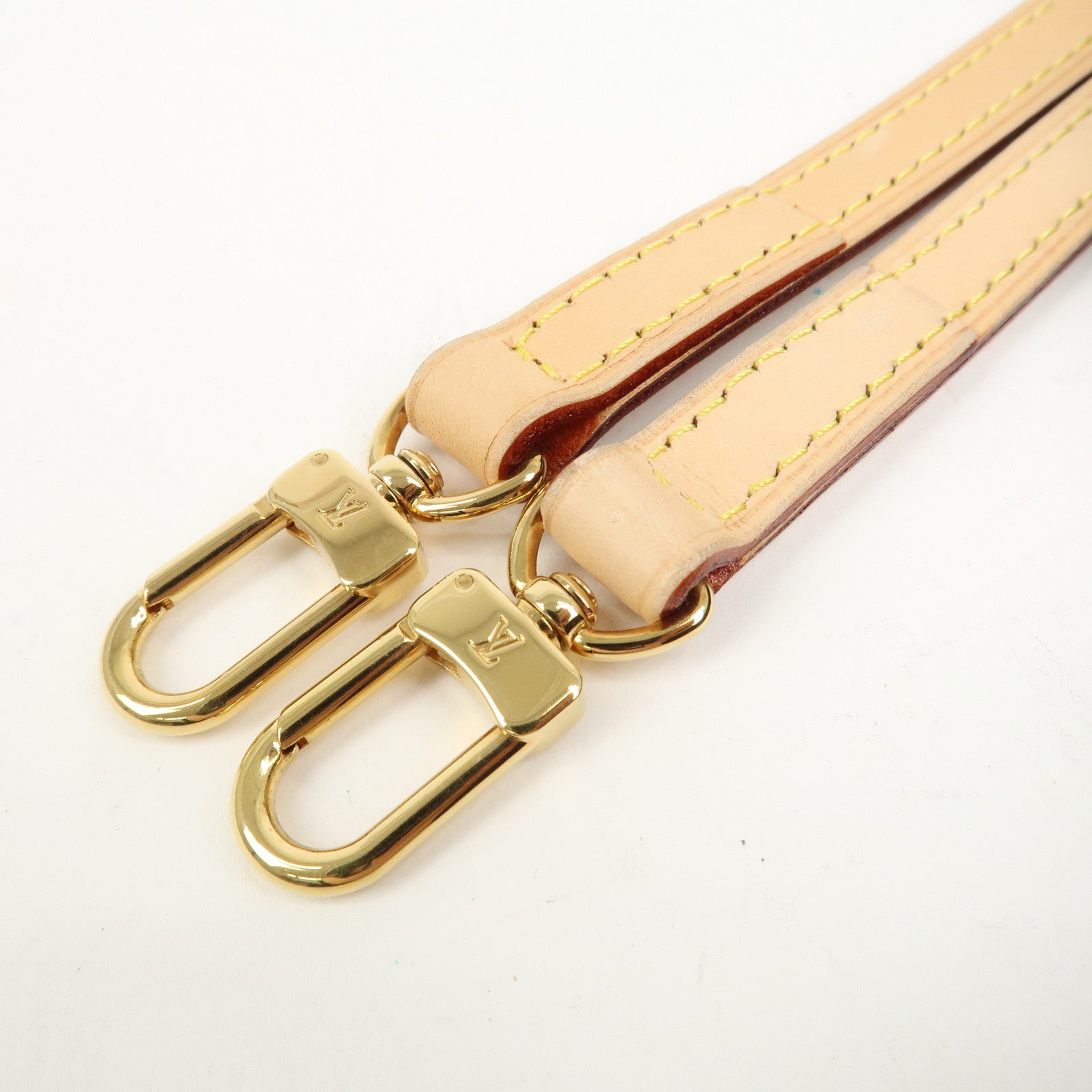 Louis Vuitton Nume Leather Shoulder Strap 120cm Natural J00145